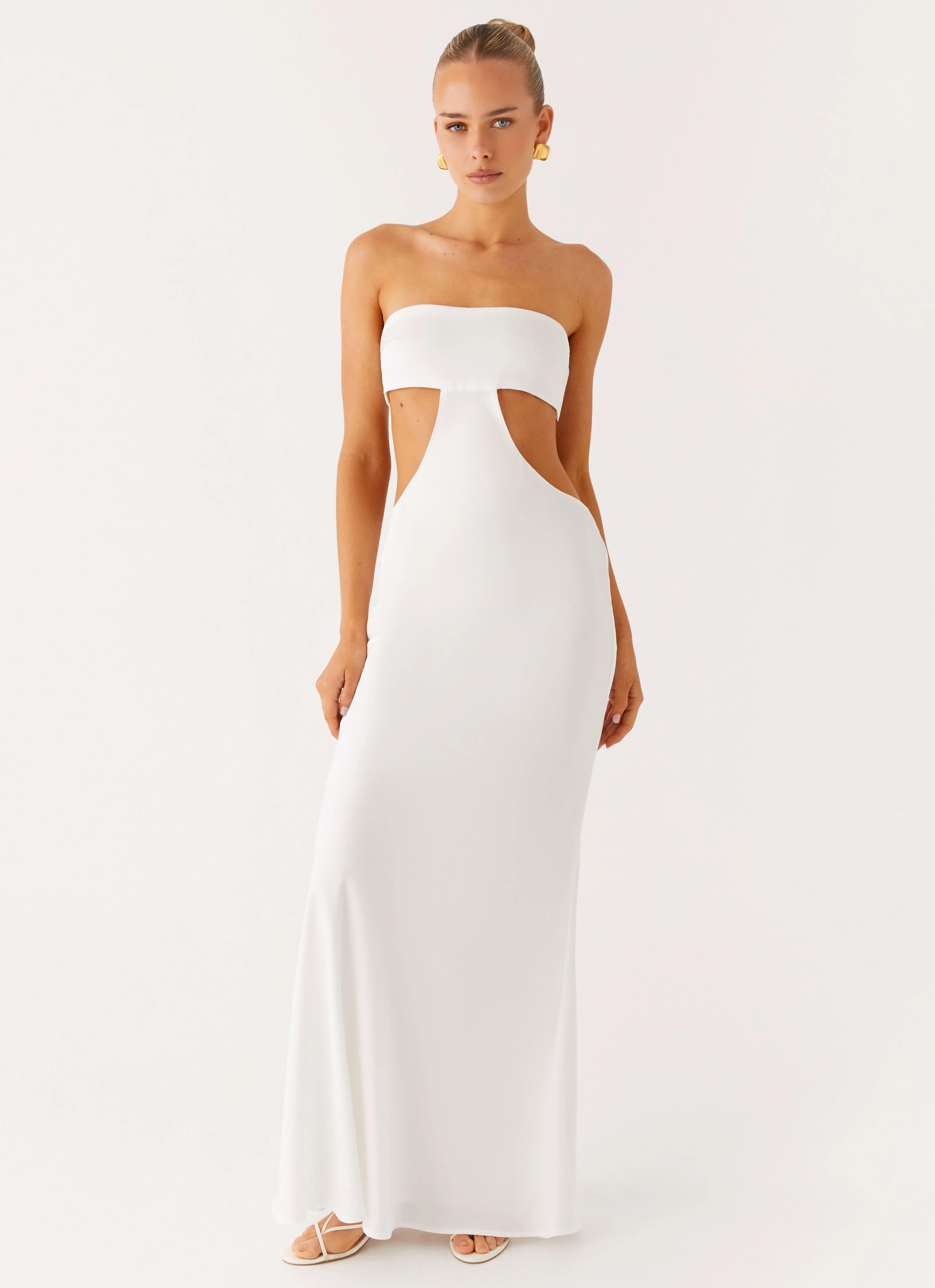 Kiss Me Cut Out Maxi - Ivory