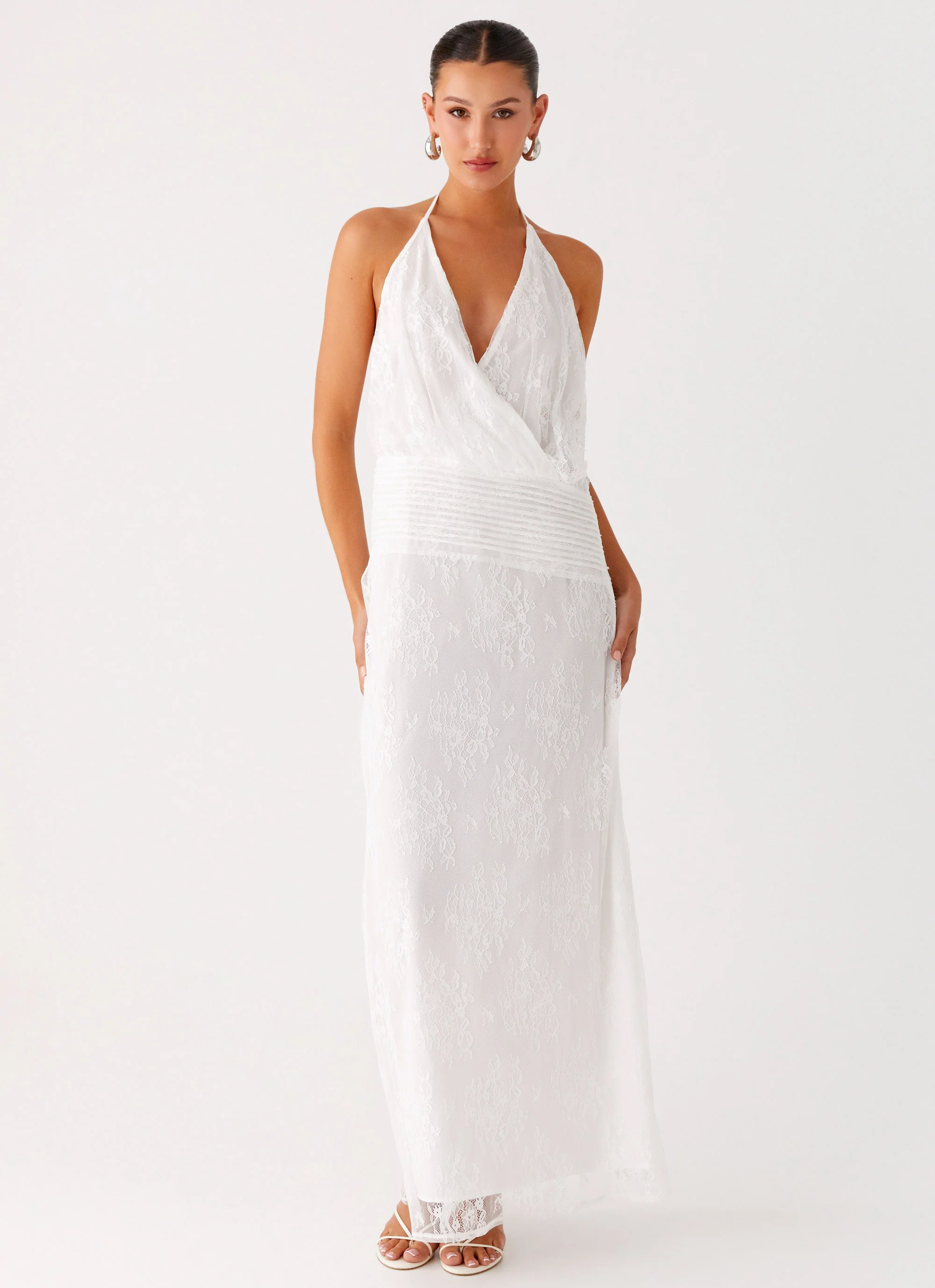 Reinhart Halter Maxi Dress - White
