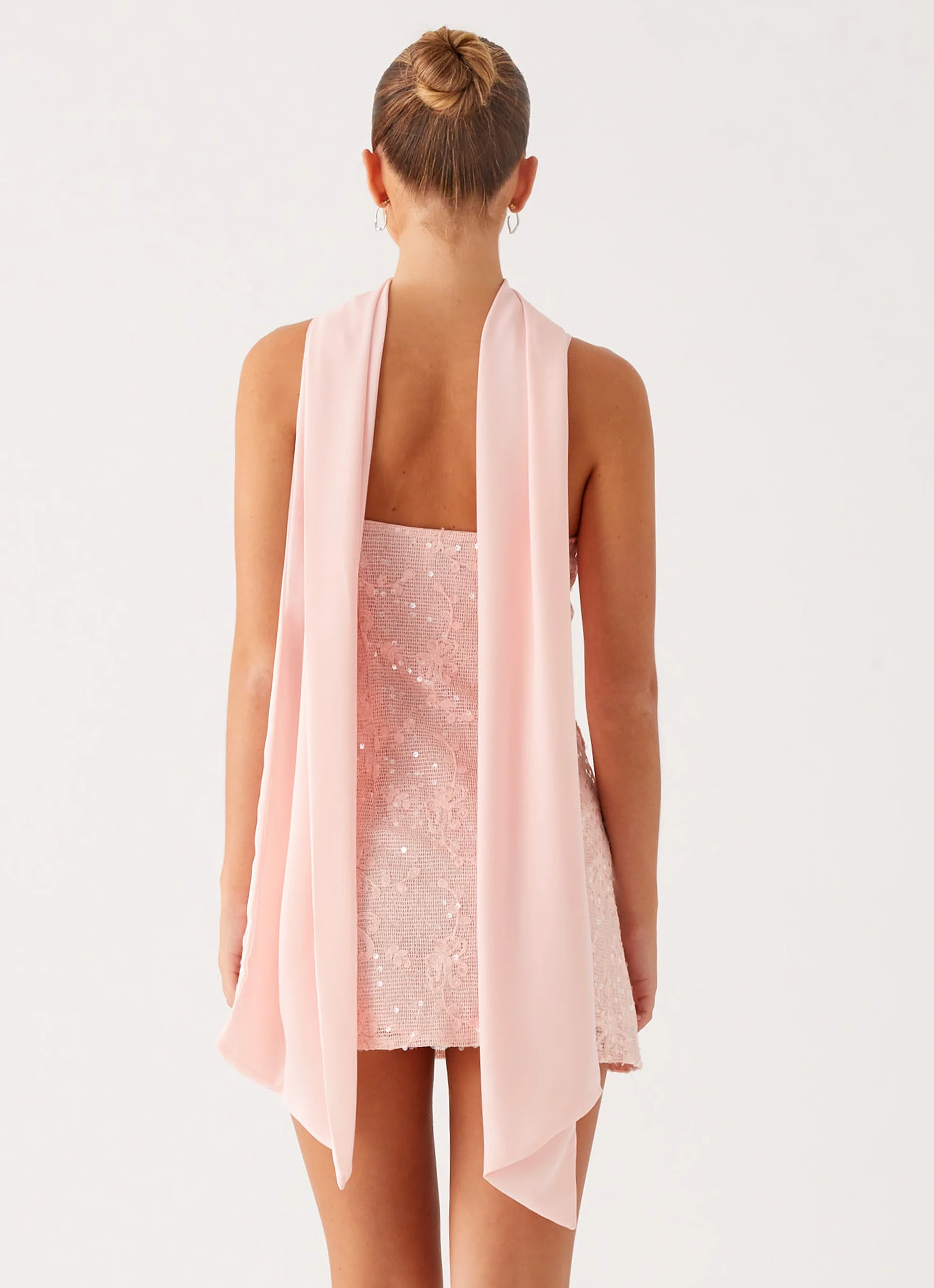 Vision Sequin Mini Dress - Pink