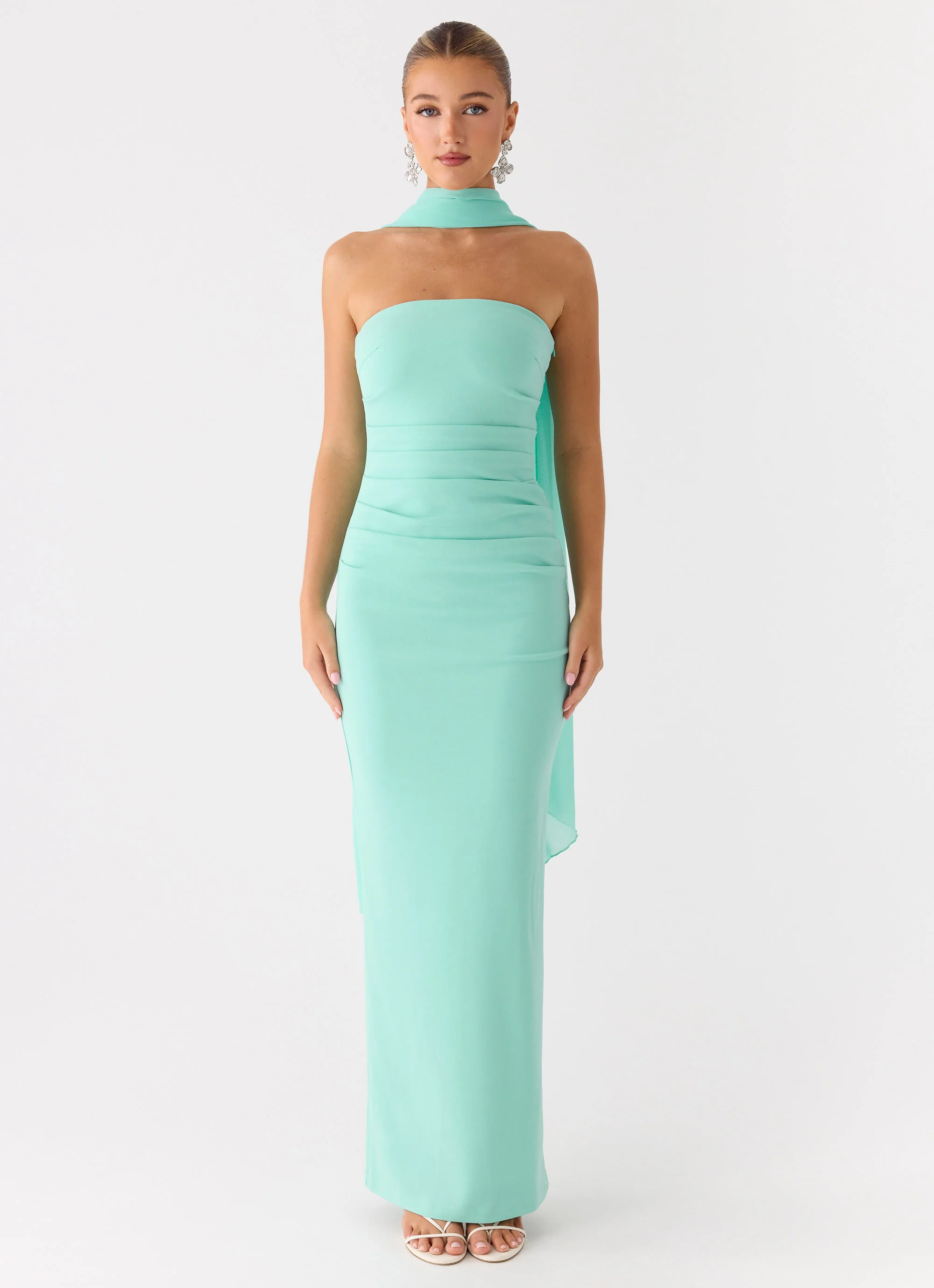 Libra Maxi Dress - Aqua