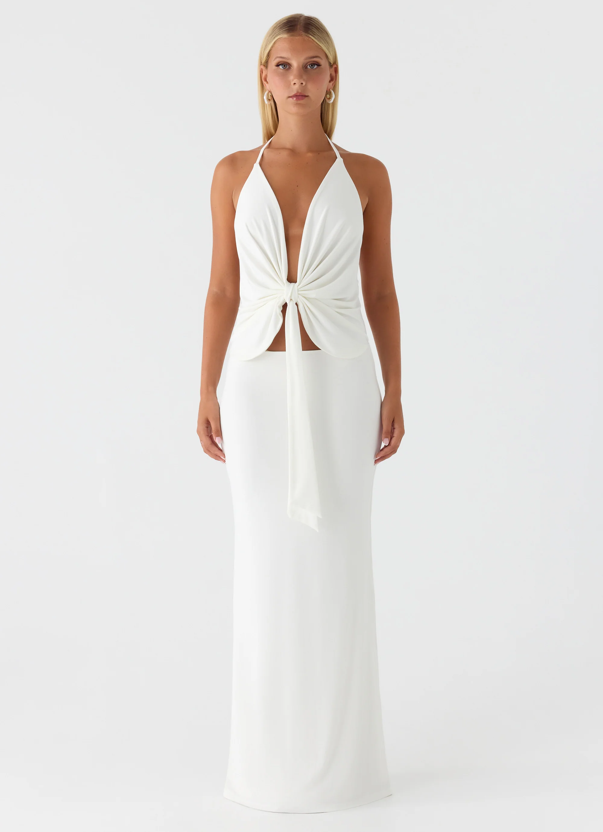 Undercover Maxi Dress - White