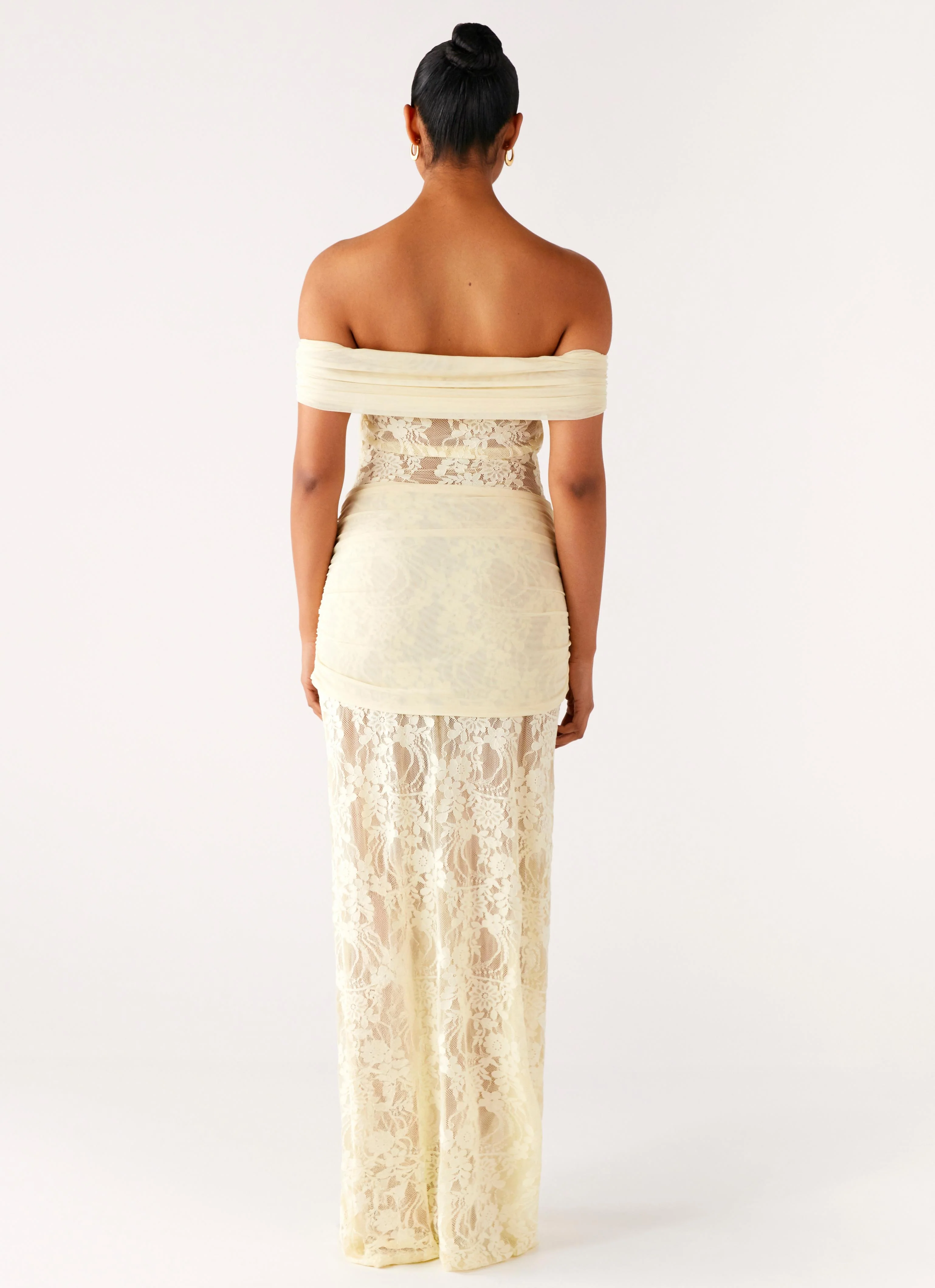 Gracie Twist Maxi Dress - Yellow