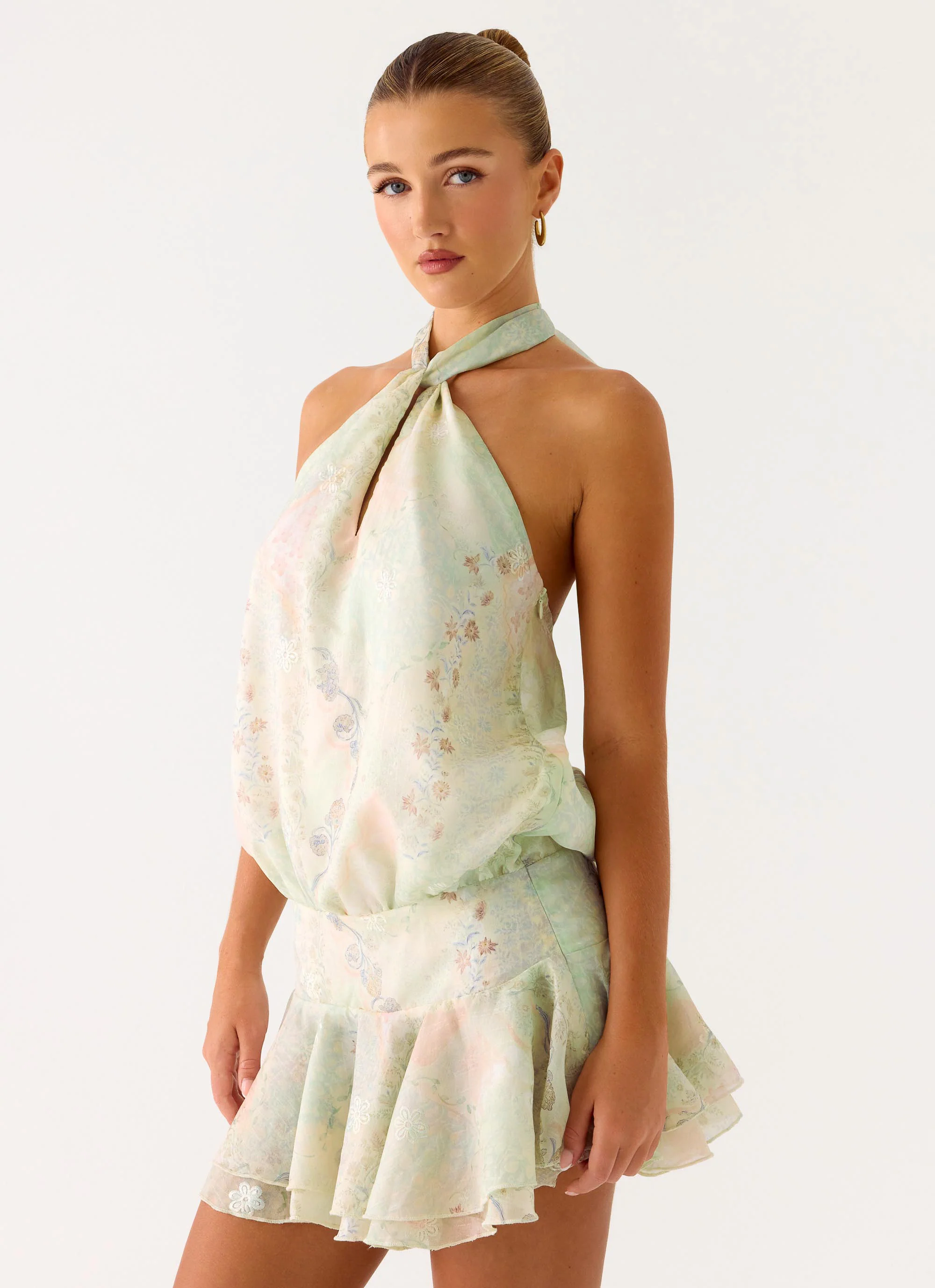 Beginning Mini Dress - Mystic Paisley