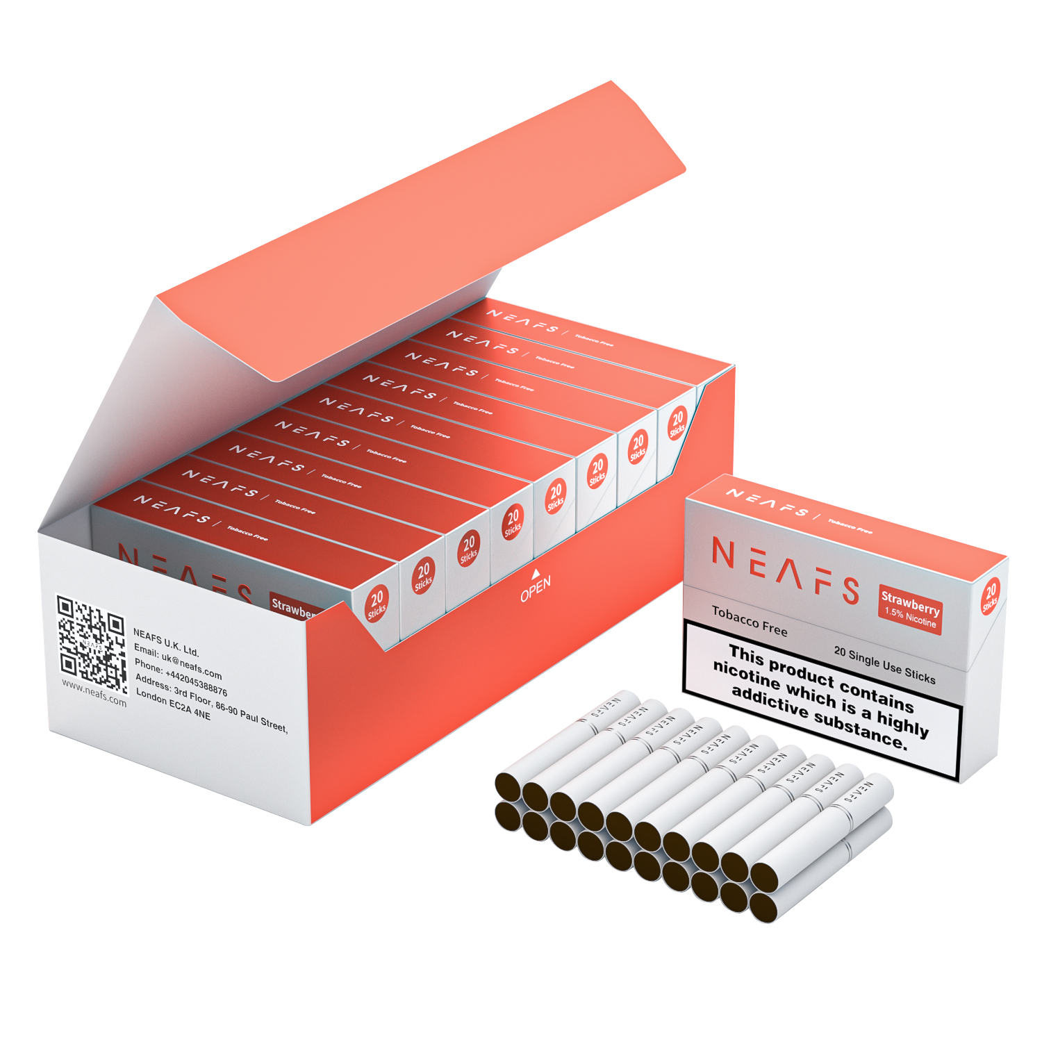 Neafs Tobacco Sticks – 1.5% Nicotine(One box - 200 pieces) - mogicvape.pl