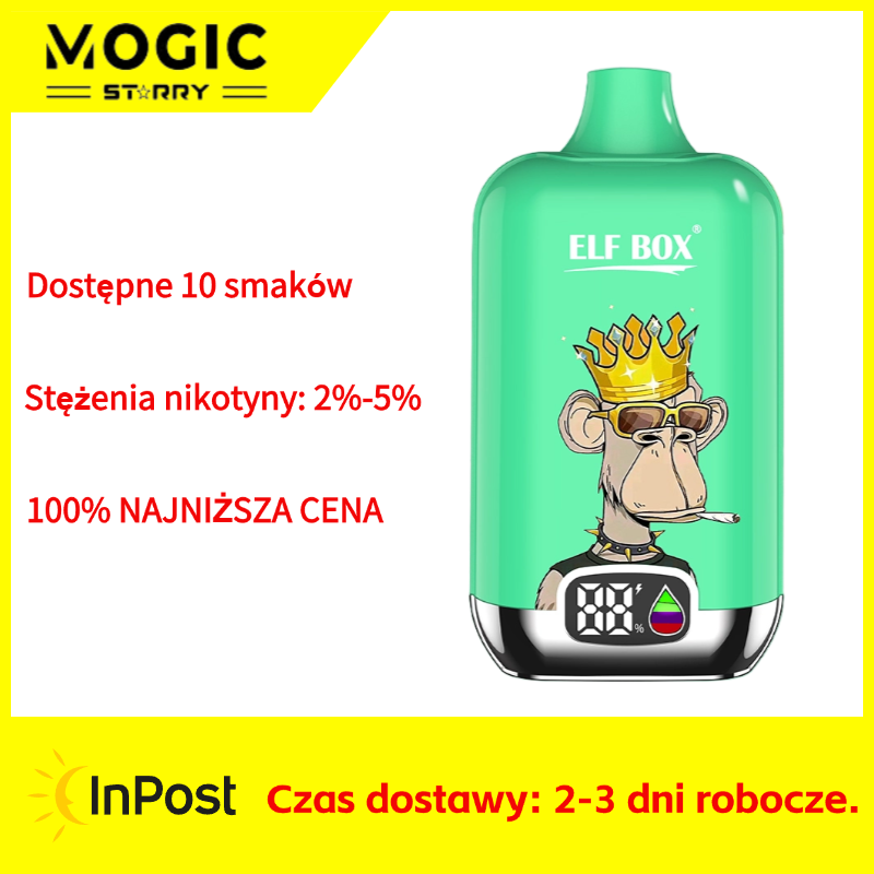 MOGIC-ELF BOX 12K PUFFS - mogicvape.pl