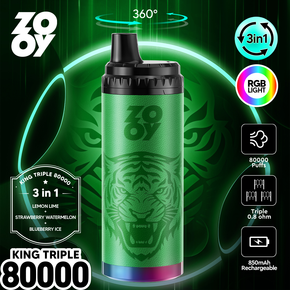 ZOOY KING 80K - mogicvape.pl