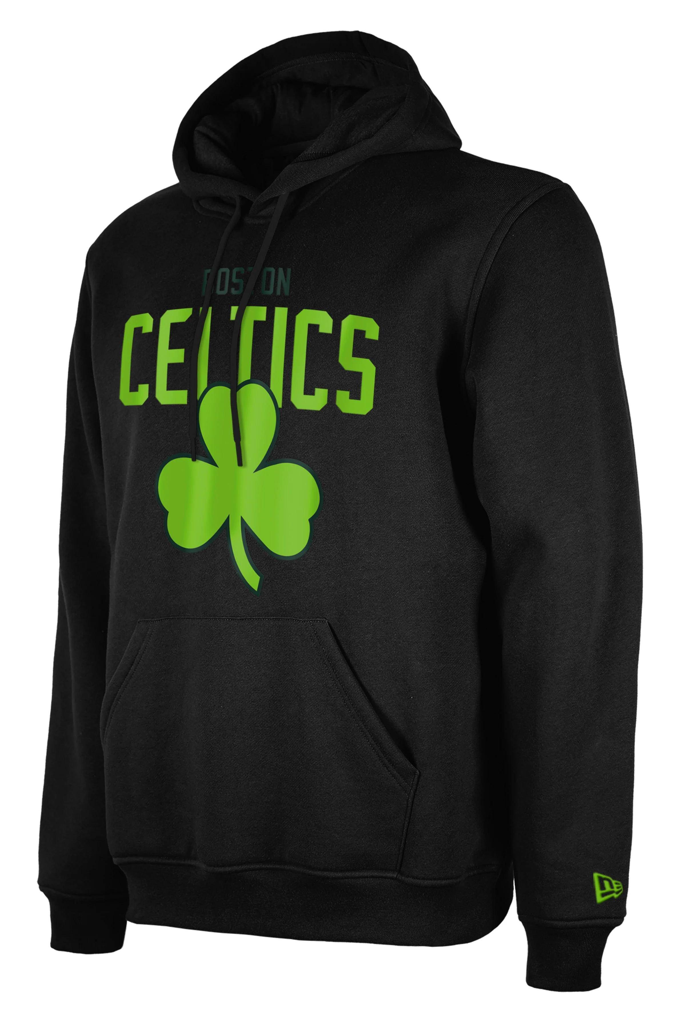 Men's Boston Celtics New Era Black City Edition Pullover Hoodie