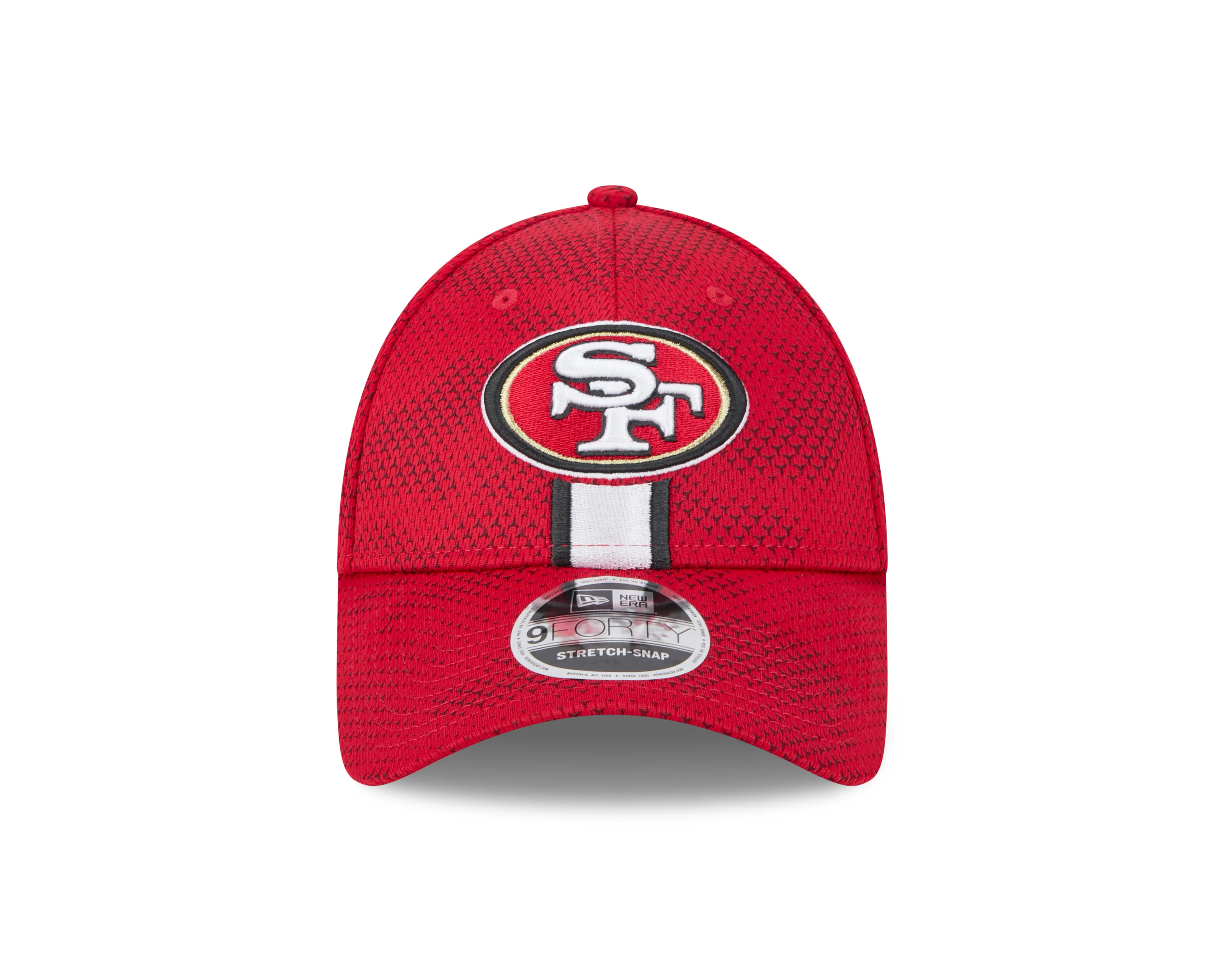 Men's San Francisco 49ers New Era 2024 Sideline Scarlet 9FORTY Adjustable Hat