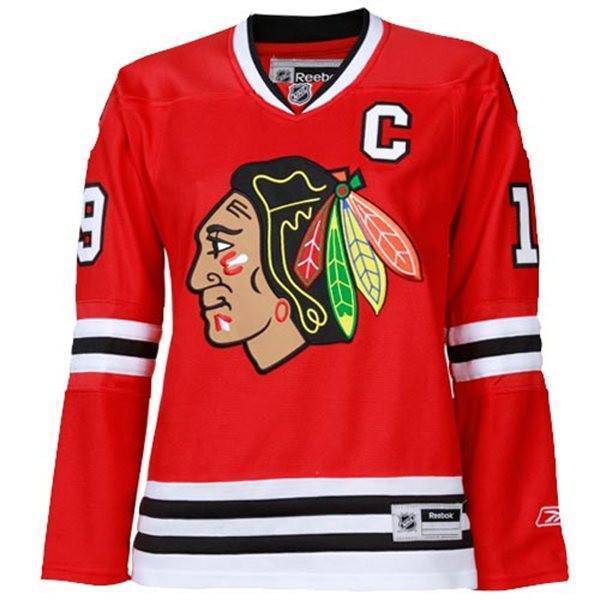 Womens Chicago Blackhawks Jonathan Toews Reebok Home Replica Jersey