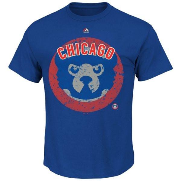 Chicago Cubs Majestic Cooperstown League Domination T-Shirt