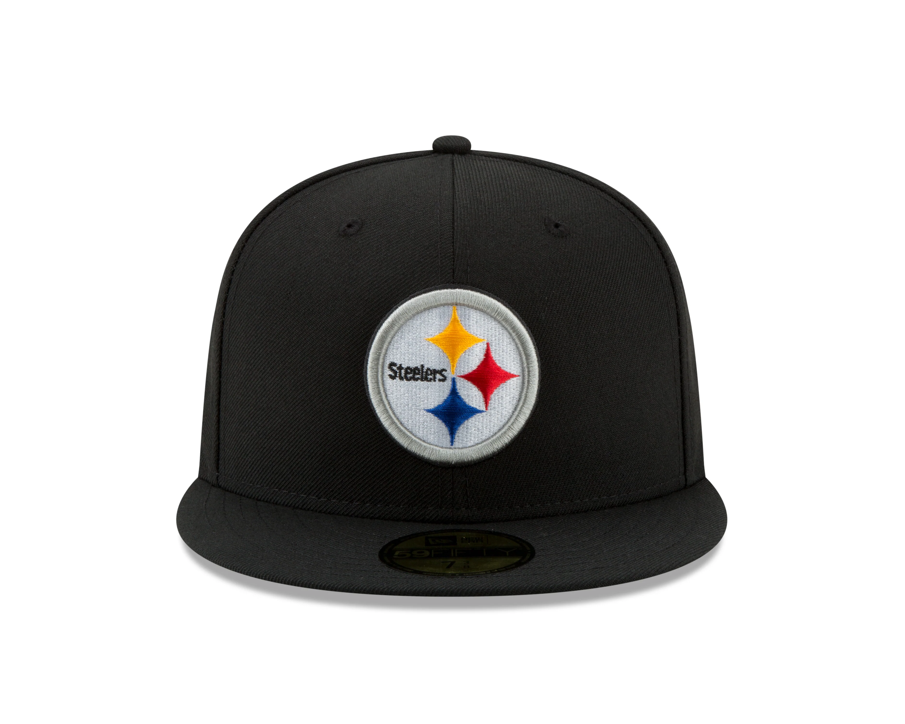Men's Pittsburgh Steelers New Era Black Basic 59FIFTY Fitted Hat