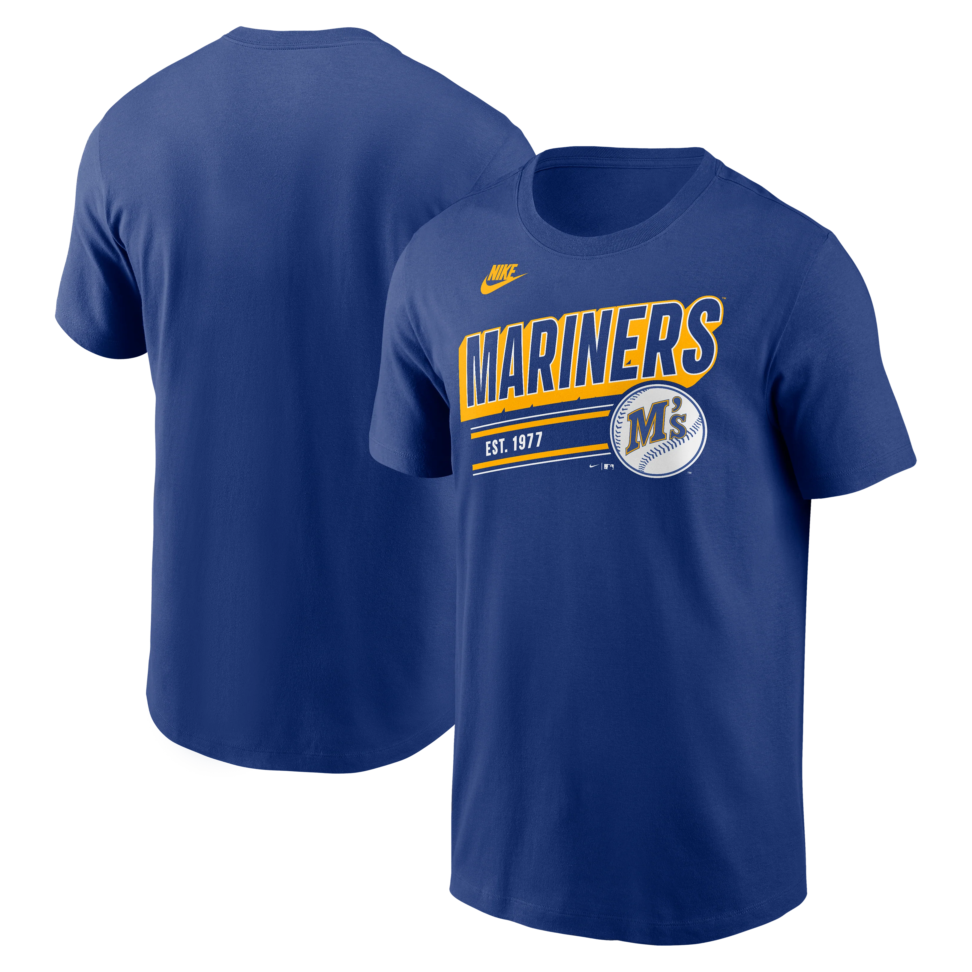 Men's Seattle Mariners Nike Royal Blue Retro T-Shirt