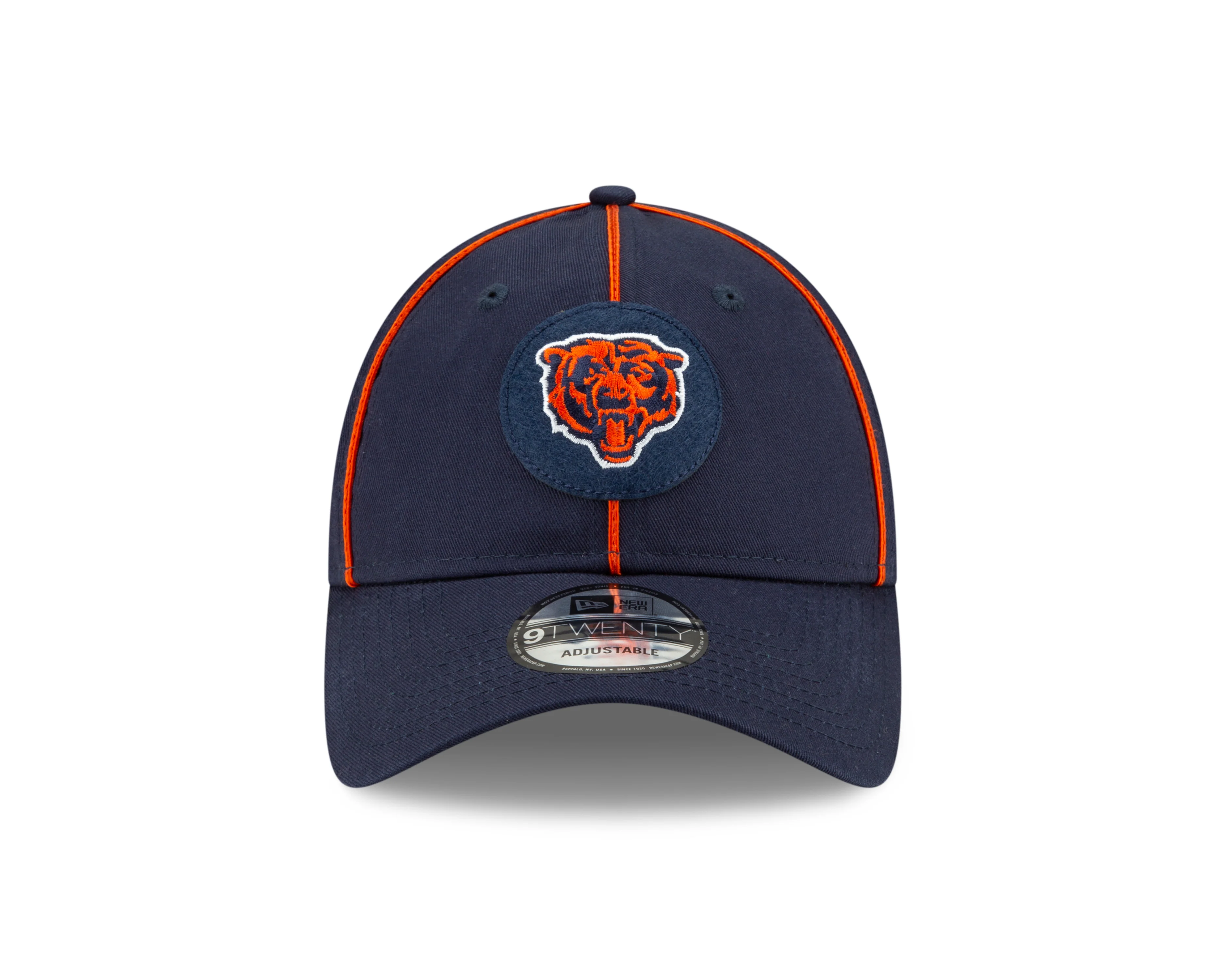 Chicago Bears 2019 Established Collection Sideline 1920 Home Bear Head Logo Navy 9TWENTY Adjustable Hat