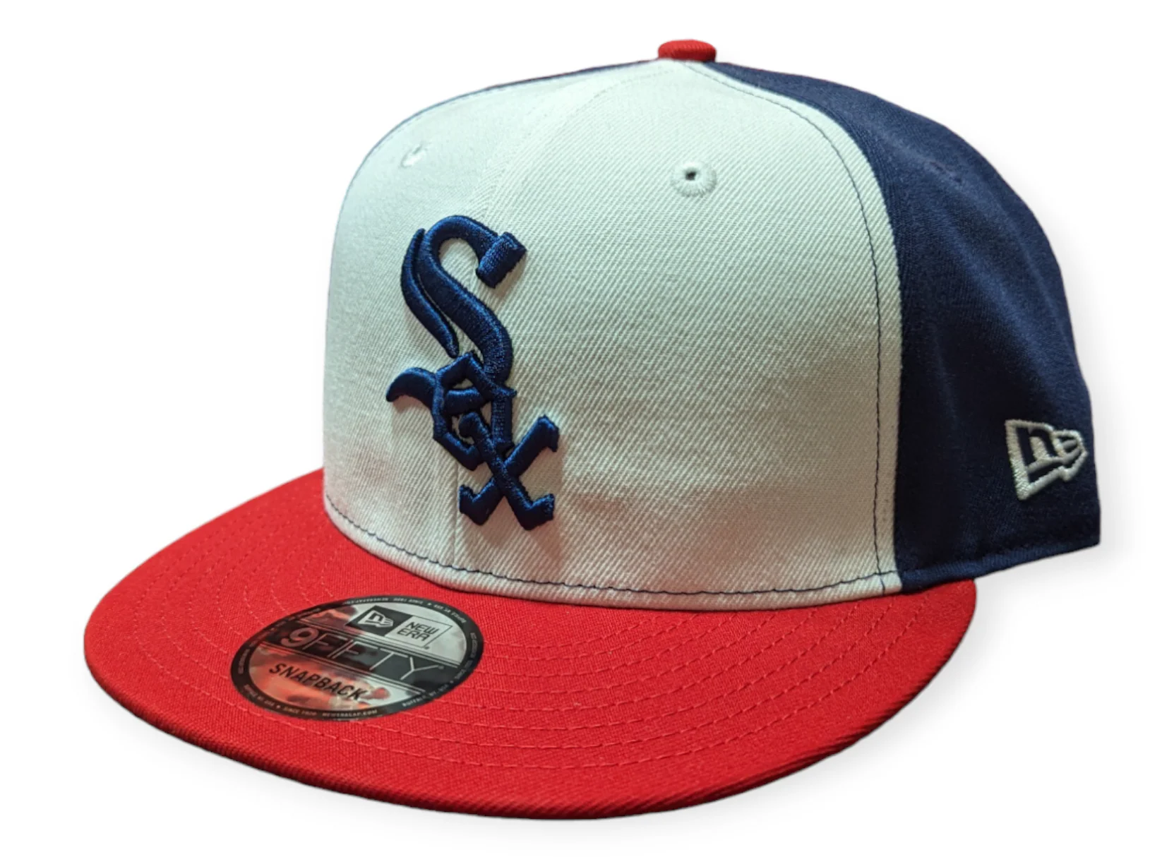 Chicago White Sox New Era Navy Red White Mashup 9FIFTY Snapback Hat