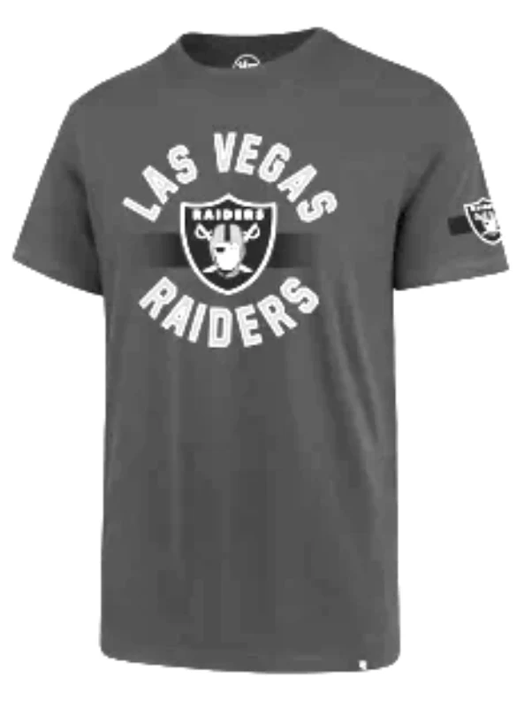 Men's Las Vegas Raiders Charcoal Super Rival '47 Brand Tee