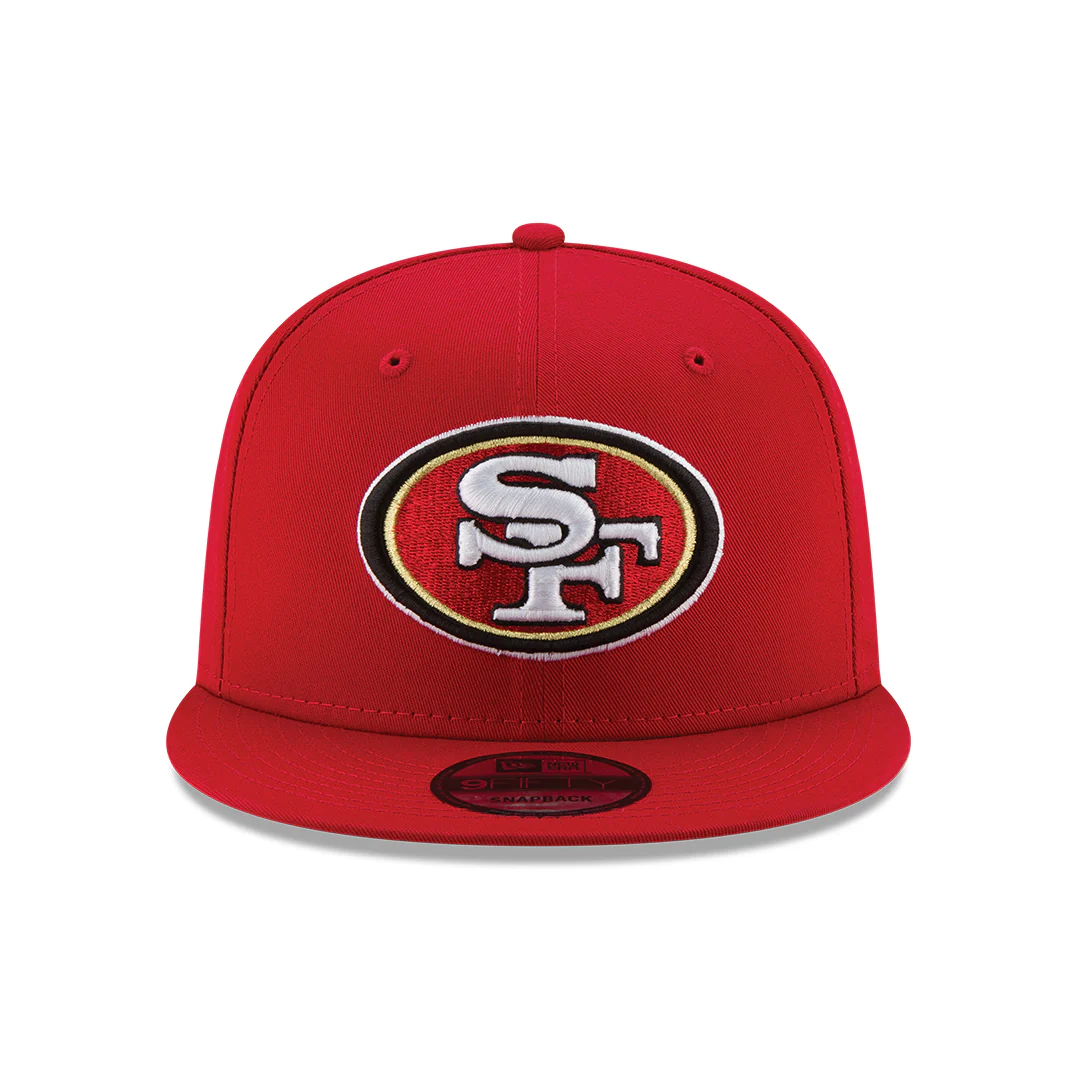 Men's San Francisco 49ers New Era Scarlet Basic 59FIFTY Fitted Hat