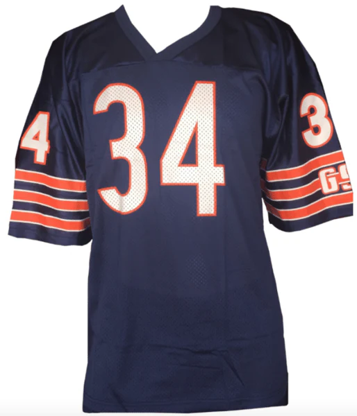 Men's Walter Payton Chicago Bears Vintage Navy Replica Jersey