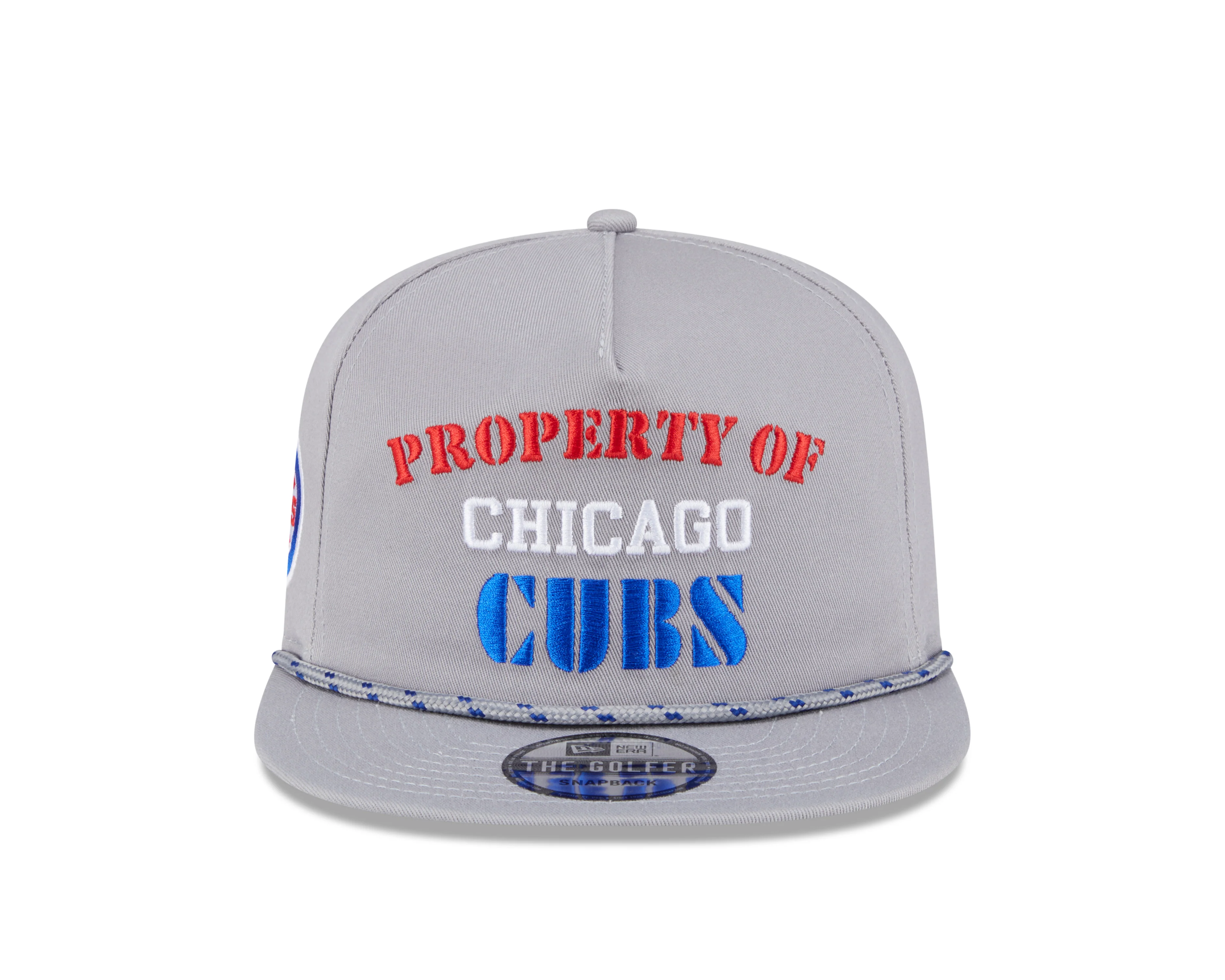 Chicago Cubs New Era Gray Vintage The Golfer Snapback Hat