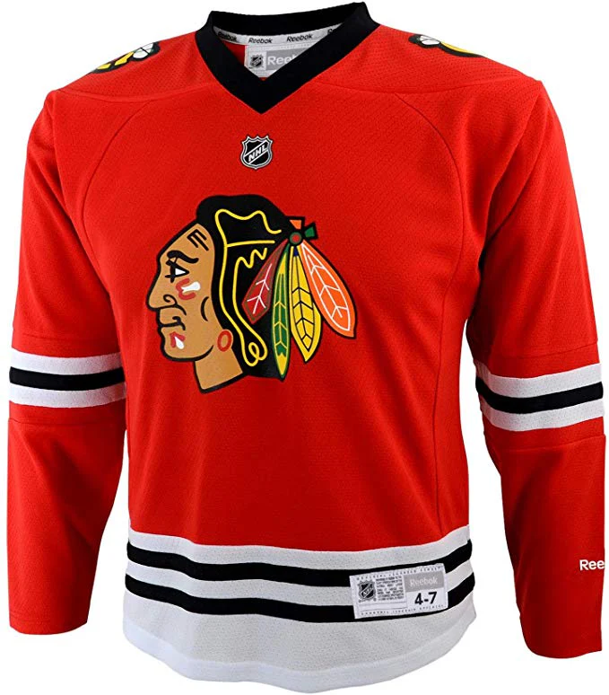 Kids Chicago Blackhawks Reebok Child (4-7) Blank Red Replica Jersey