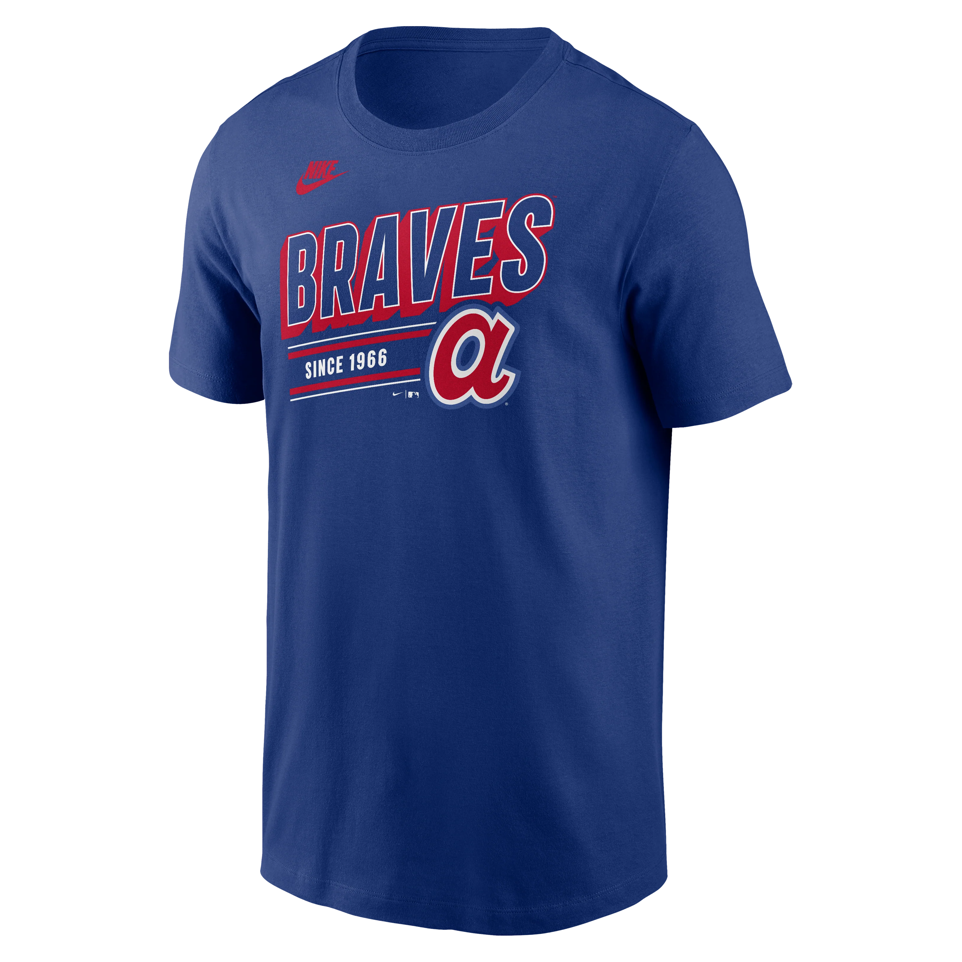 Men's Atlanta Braves Nike Royal Blue Cooperstown Retro T-Shirt