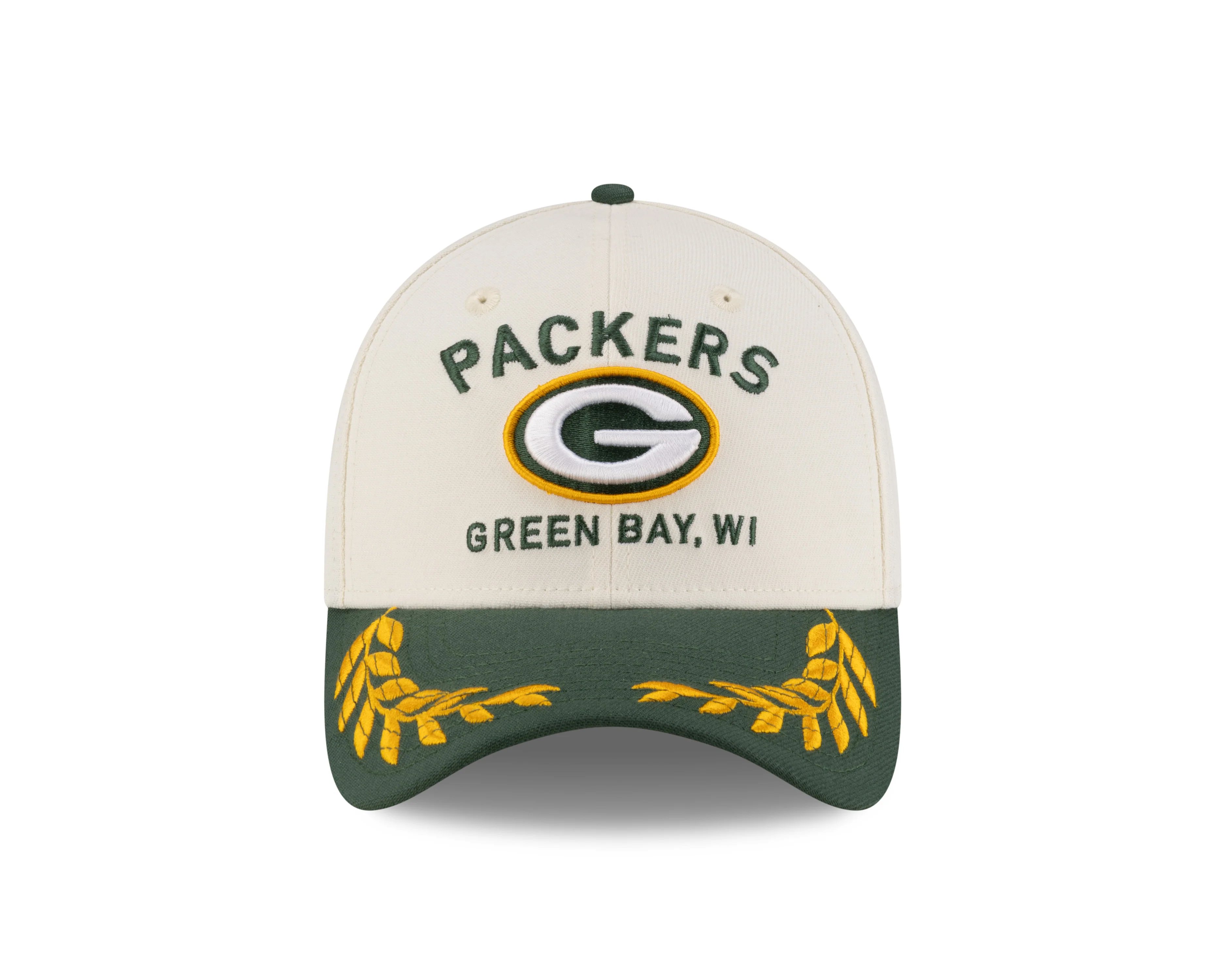 Men's Green Bay Packers New Era 2025 NFL Draft Chrome 39THIRTY Flex Fit Hat