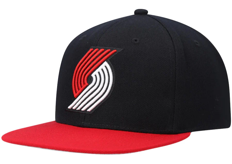 Portland Trail Blazers 2-Tone 2.0 Red Mitchell & Ness Snapback Hat