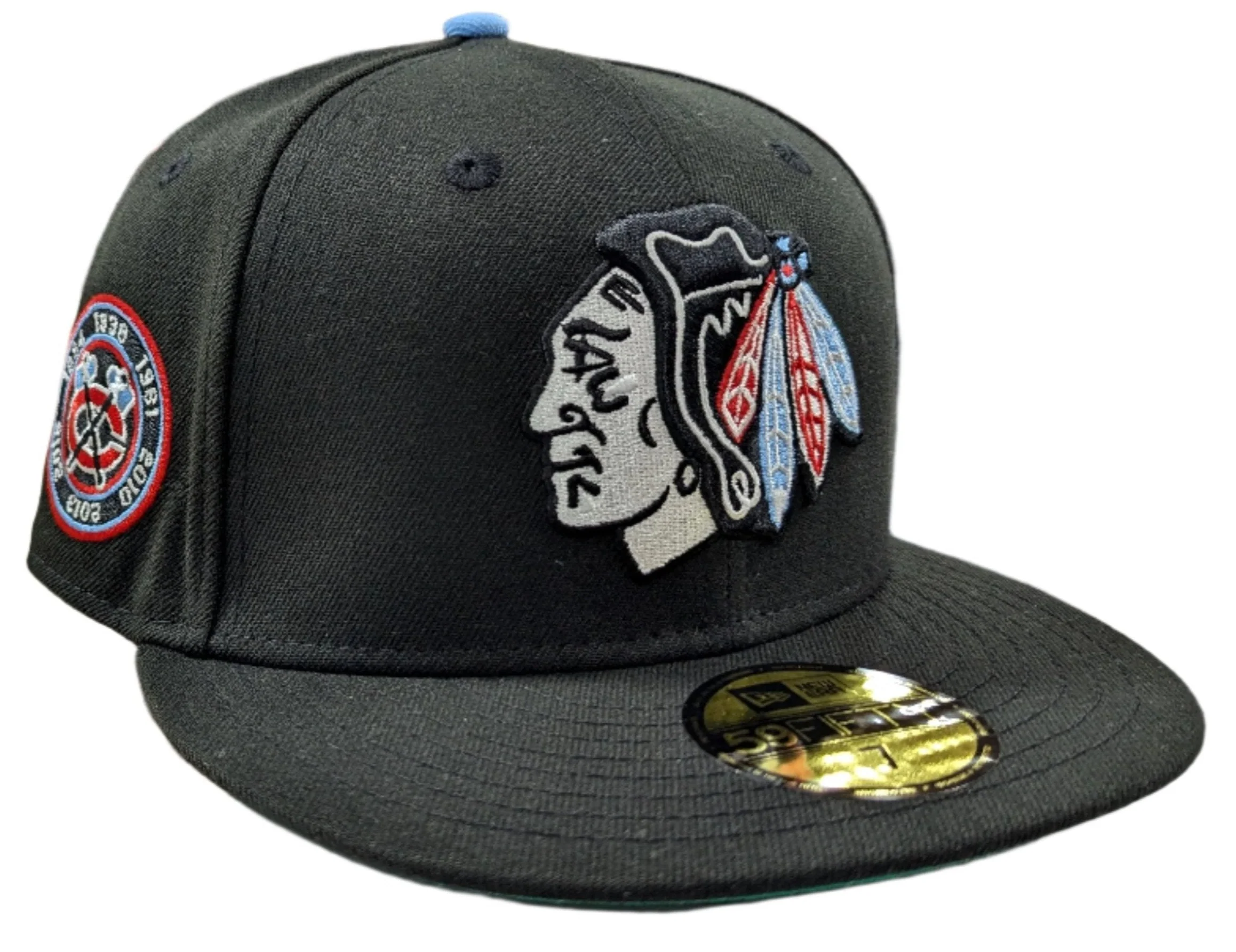 Chicago Blackhawks New Era Best In The World Black 59FIFTY Fitted Hat