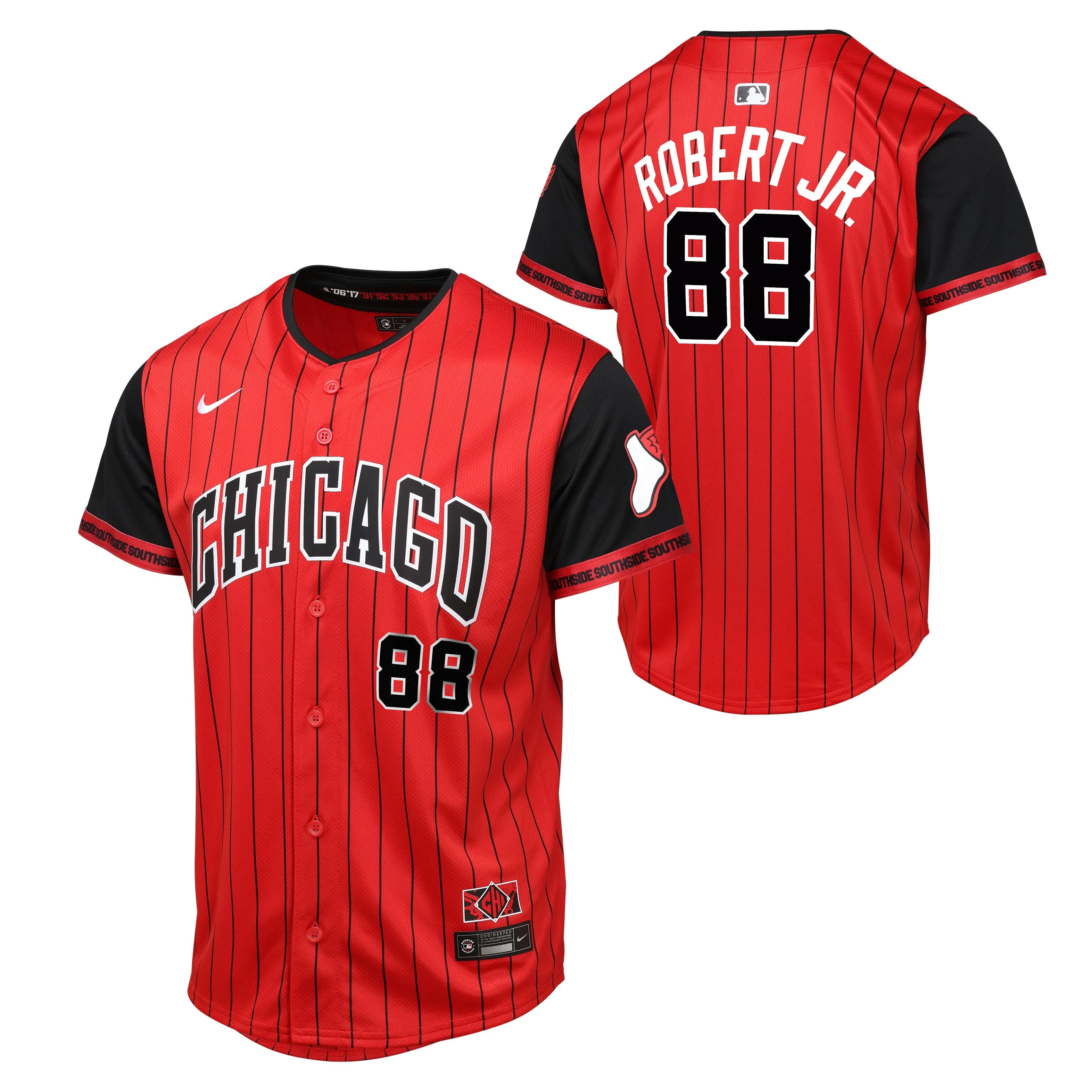 Youth Chicago White Sox Luis Robert Jr. 2025 City Connect Red Limited Replica Jersey