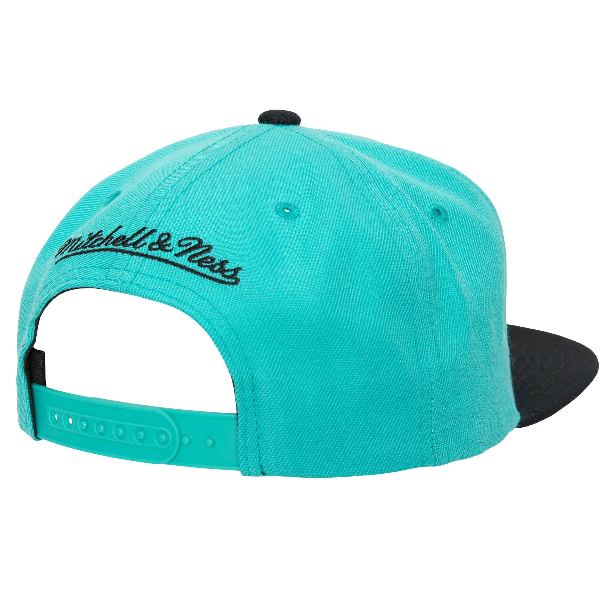 Men's Mitchell & Ness San Antonio Spurs 2-Tone Teal 2.0 Adjustable Snapback Hat