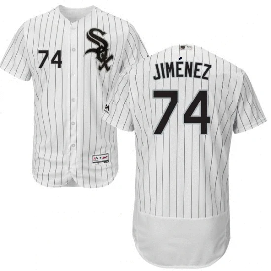 Chicago White Sox Eloy Jimenez Majestic Home White Flexbase Authentic Collection Player Jersey-(Rookie Year)