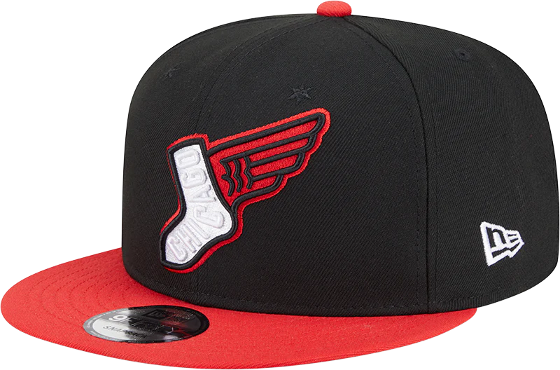 Chicago White Sox New Era 2025 City Connect Alternate 9FIFTY Snapback Hat - Red/Black