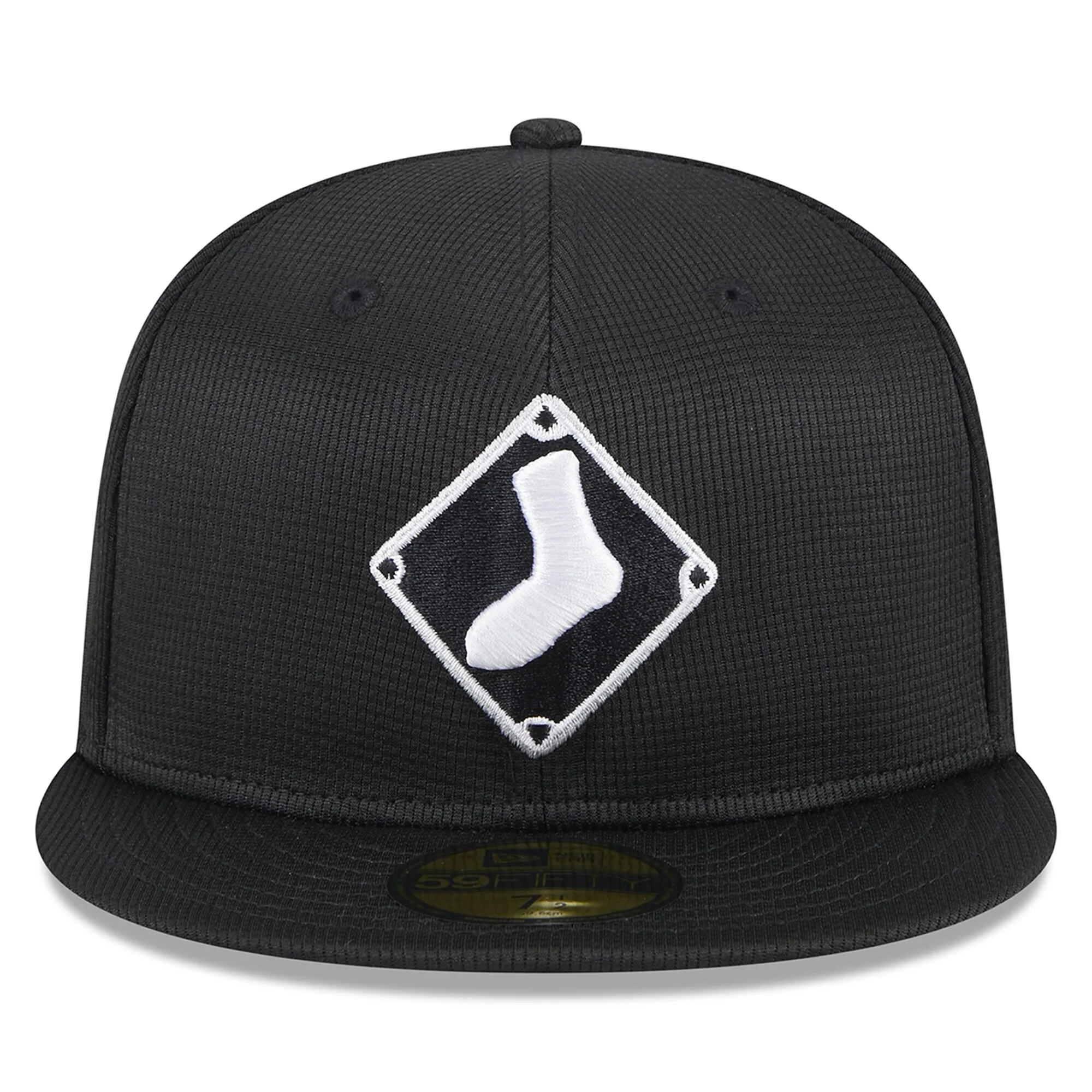 Chicago White Sox New Era 2025 Black Batting Practice 59FIFTY Fitted Hat