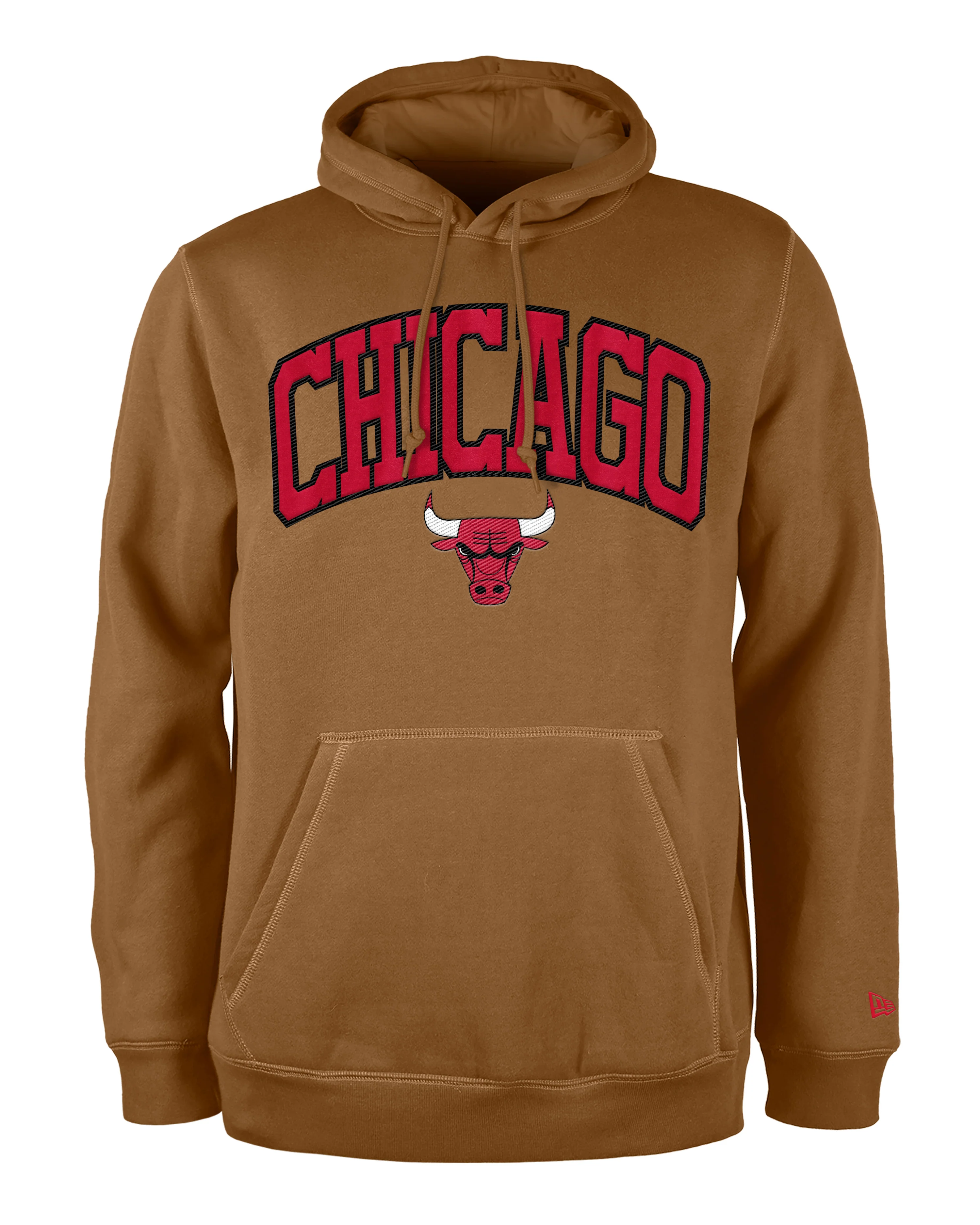 Men's Chicago Bulls New Era Wheat Pullover Hoodie