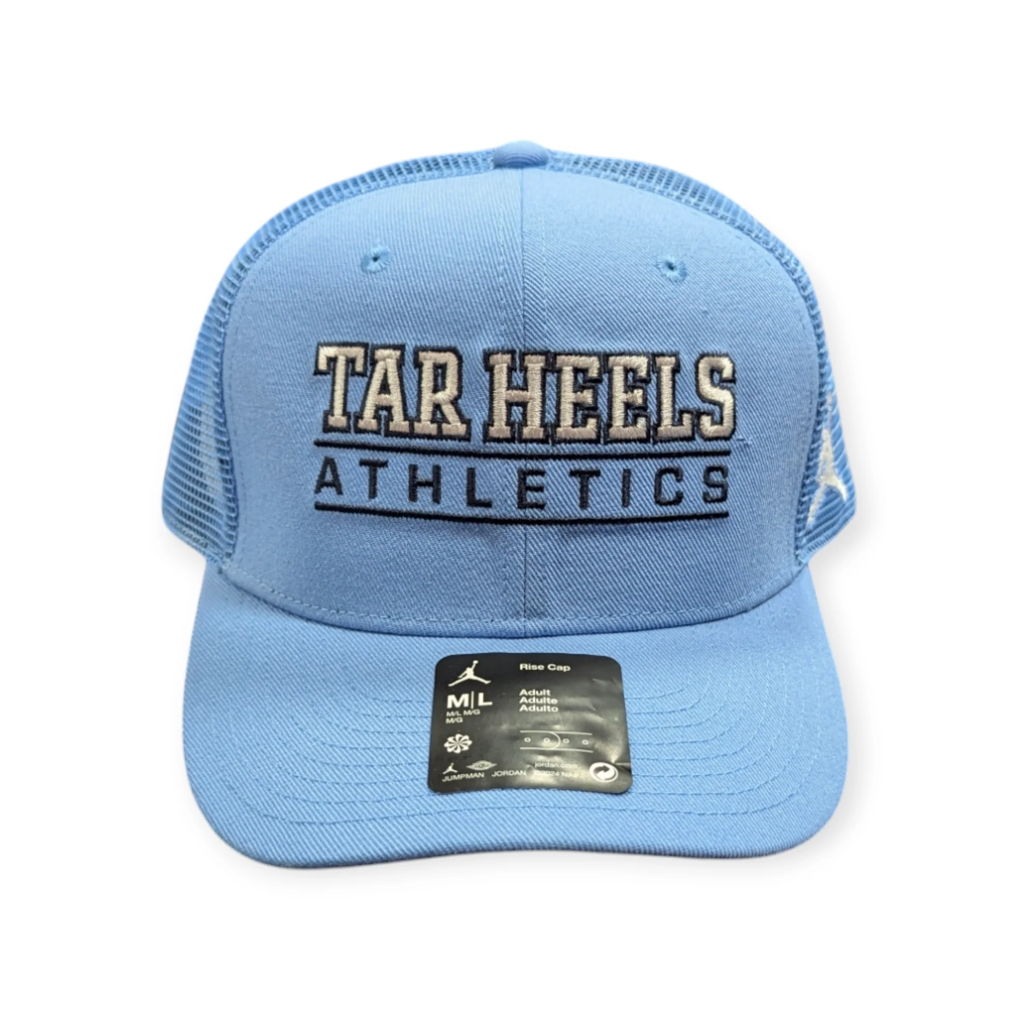 North Carolina Tar Heels Nike Rise Carolina Blue Trucker Adjustable Hat