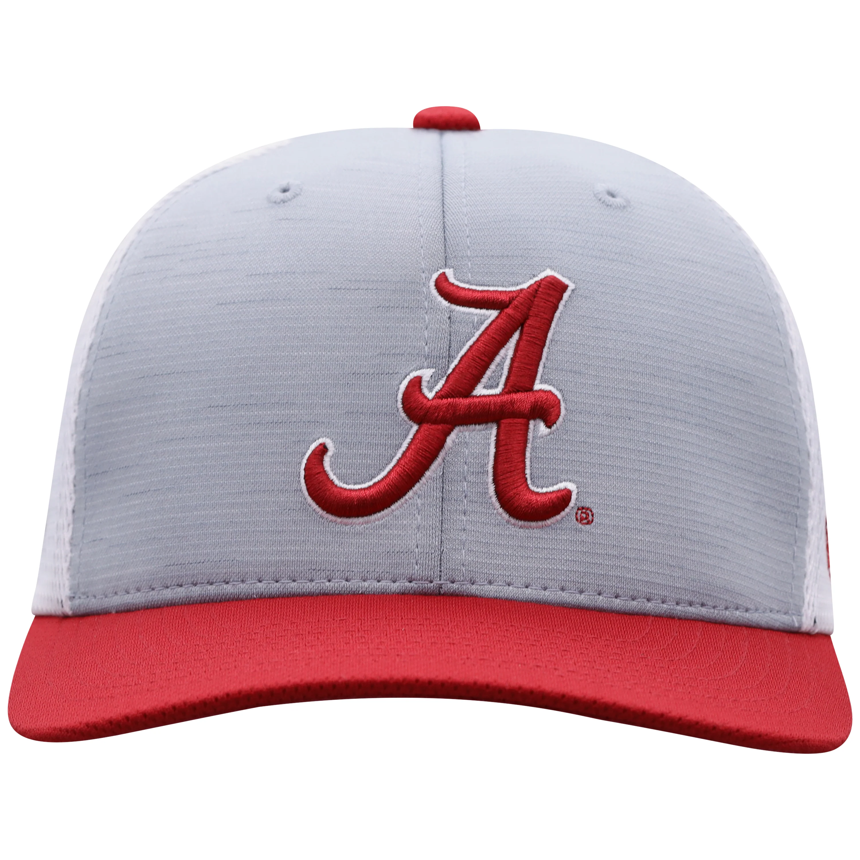 Men's Alabama Crimson Tide Stamp 3-Tone Flex Fit Hat By Top Of the World