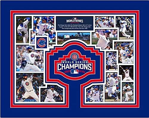 Chicago Cubs 2016 World Series Milestones and Memories Matted Photos (Size: 11
