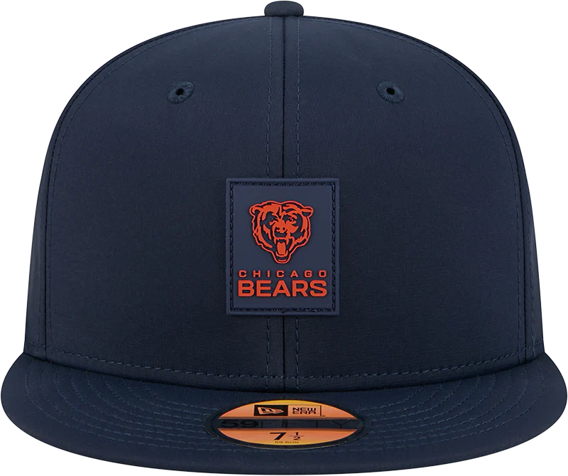 Men's Chicago Bears New Era Navy 2025 Sideline 59FIFTY Fitted Hat