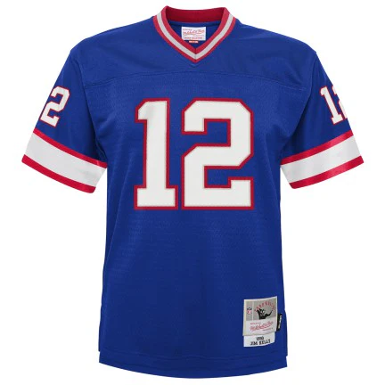 Youth Buffalo Bills Jim Kelly 1990 Mitchell & Ness Blue Retired Player Vintage Replica Jersey