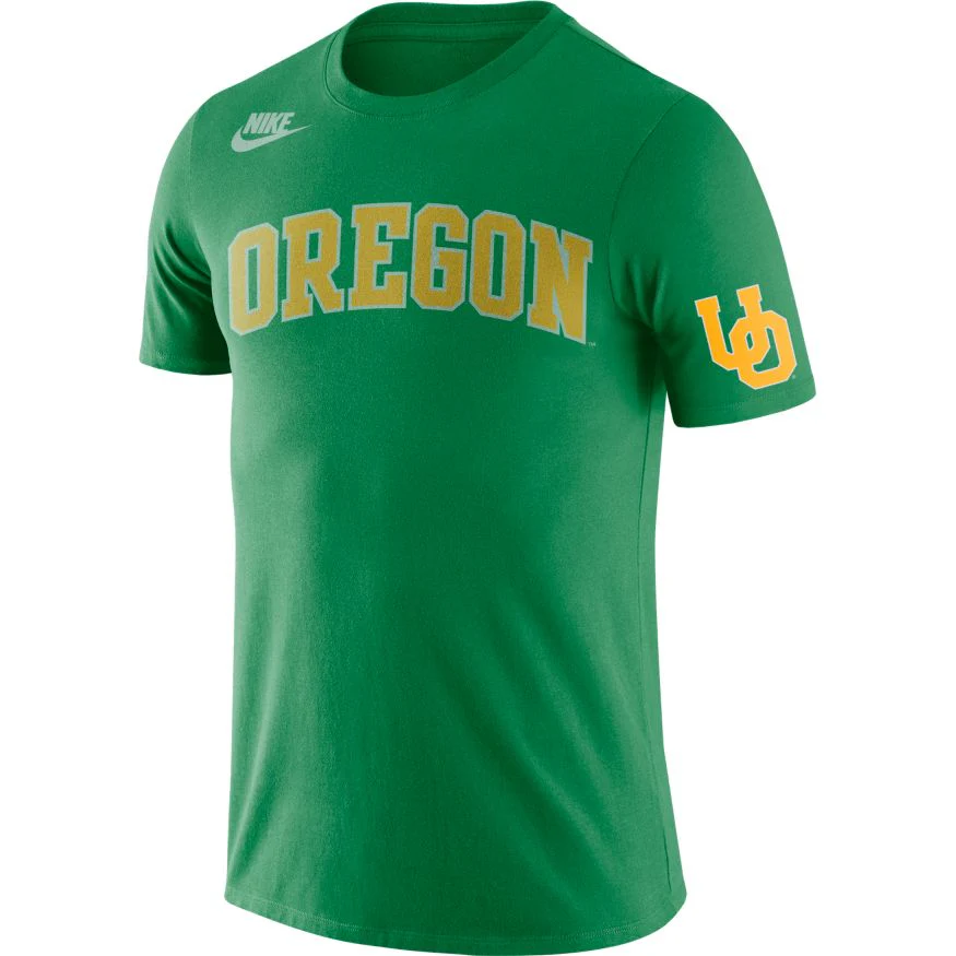 Men's Oregon Ducks Nike Retro Tee- Green