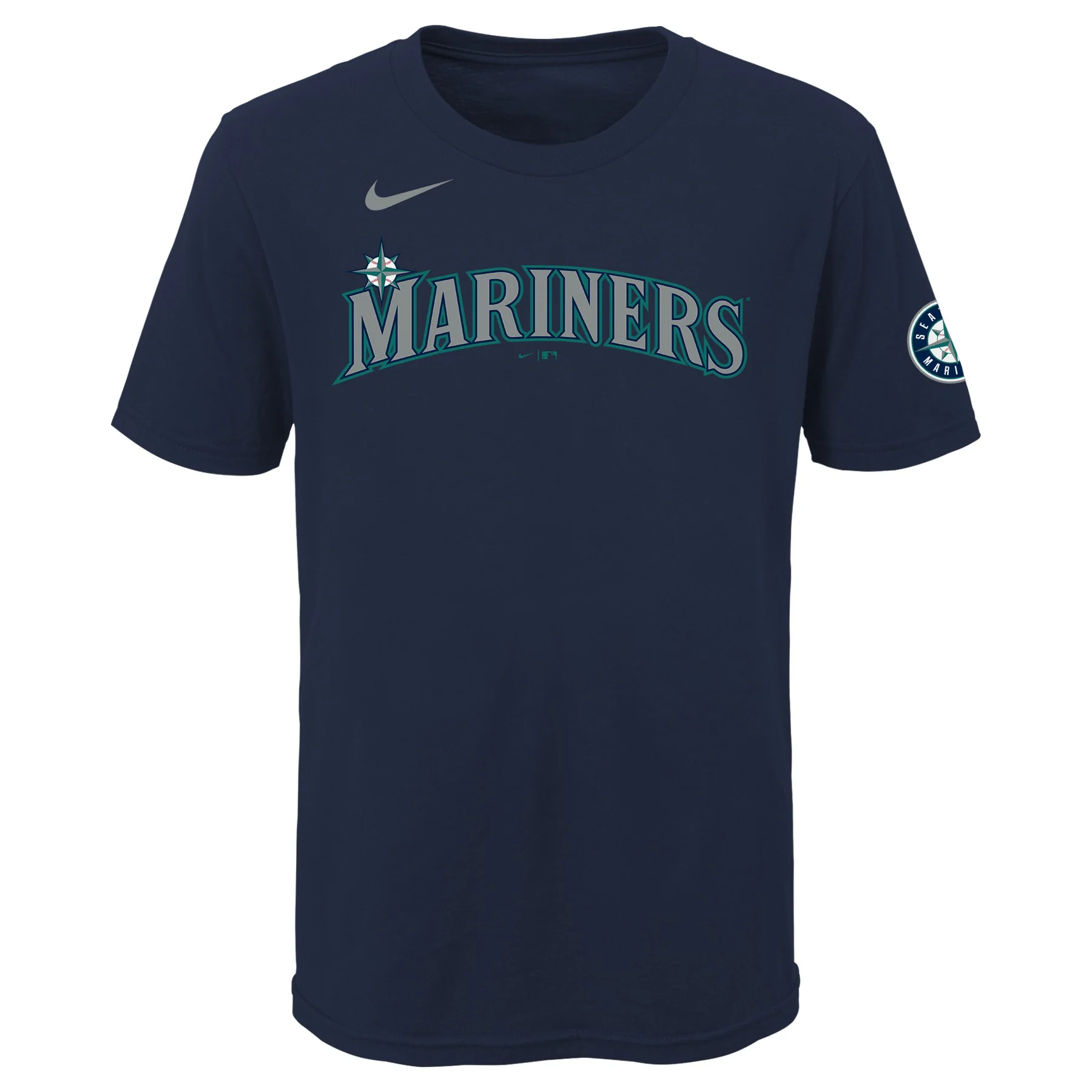 Youth Seattle Mariners Ken Griffey Jr. Nike Navy Blue Home Name & Number T-Shirt