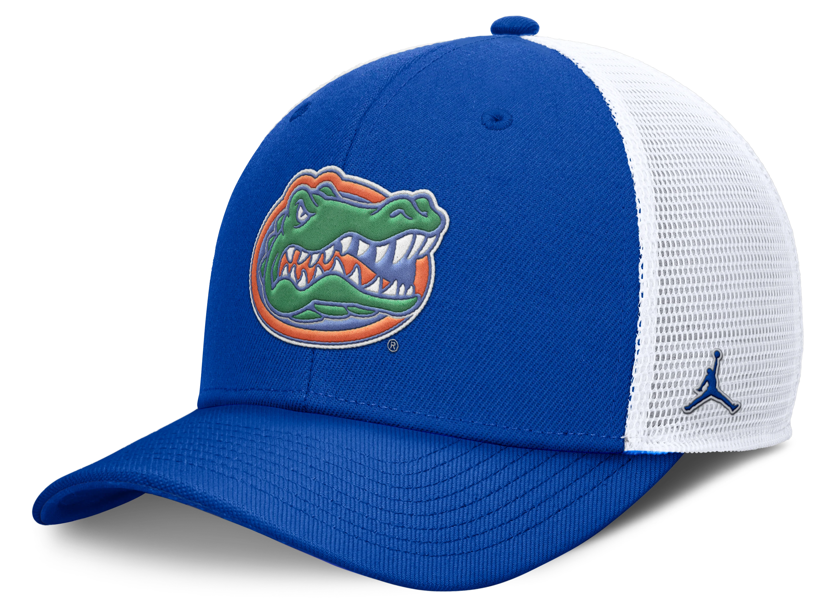 Florida Gators Jumpman Club Blue Adjustable Snapback Trucker Hat