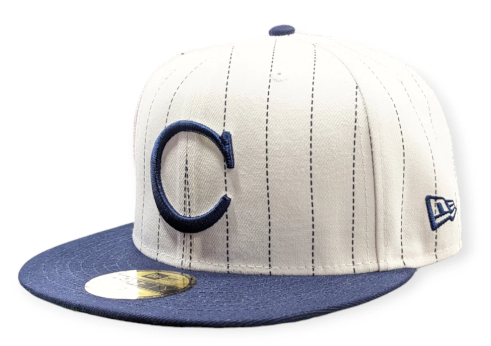 Chicago White Sox 1906 New Era Cooperstown Classics White/Navy Pinstripe 59FIFTY Fitted Hat