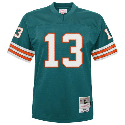 Youth Miami Dolphins Dan Marino Mitchell & Ness Aqua Retired Player Vintage Replica Jersey