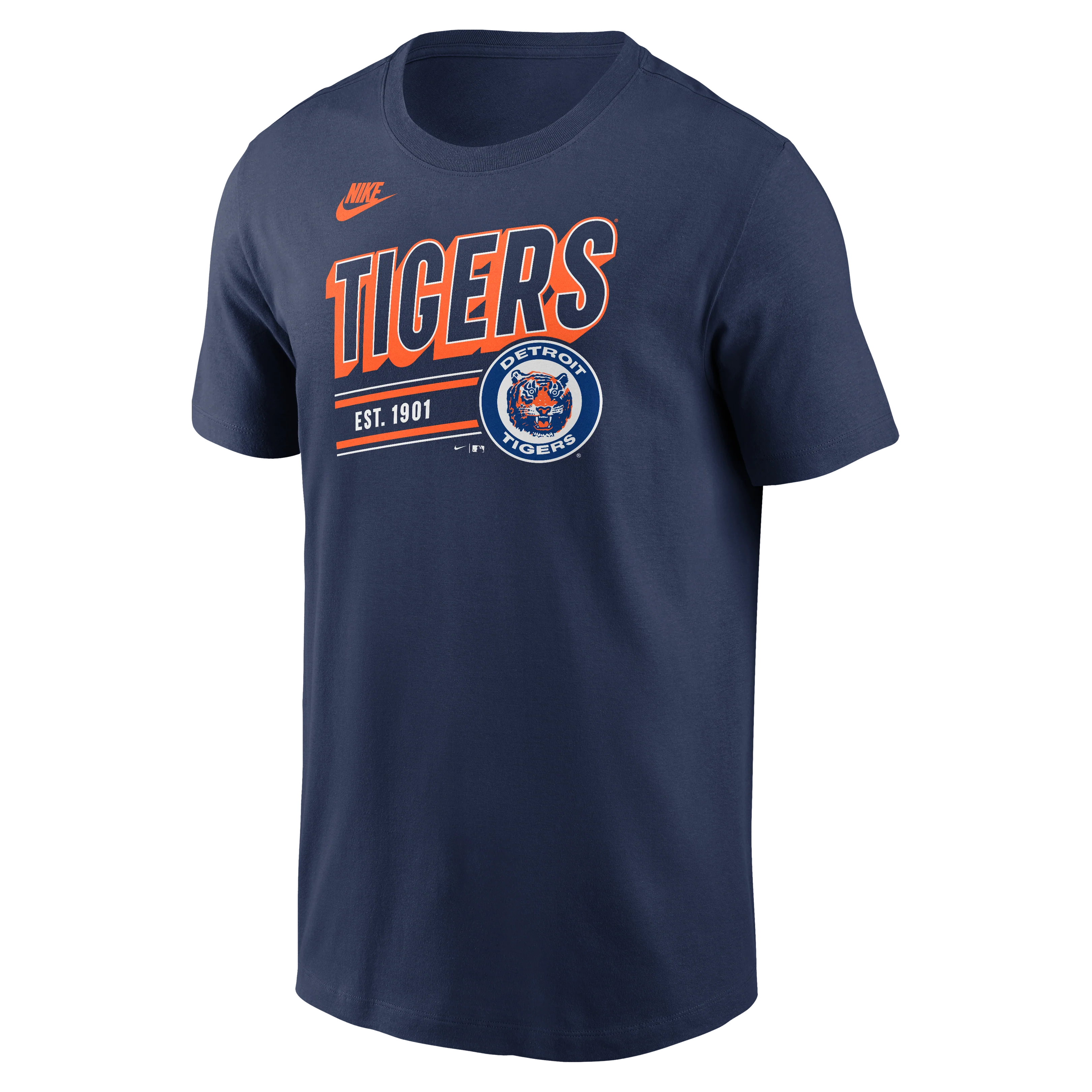 Men's Detroit Tigers Nike Navy Cooperstown Retro T-Shirt
