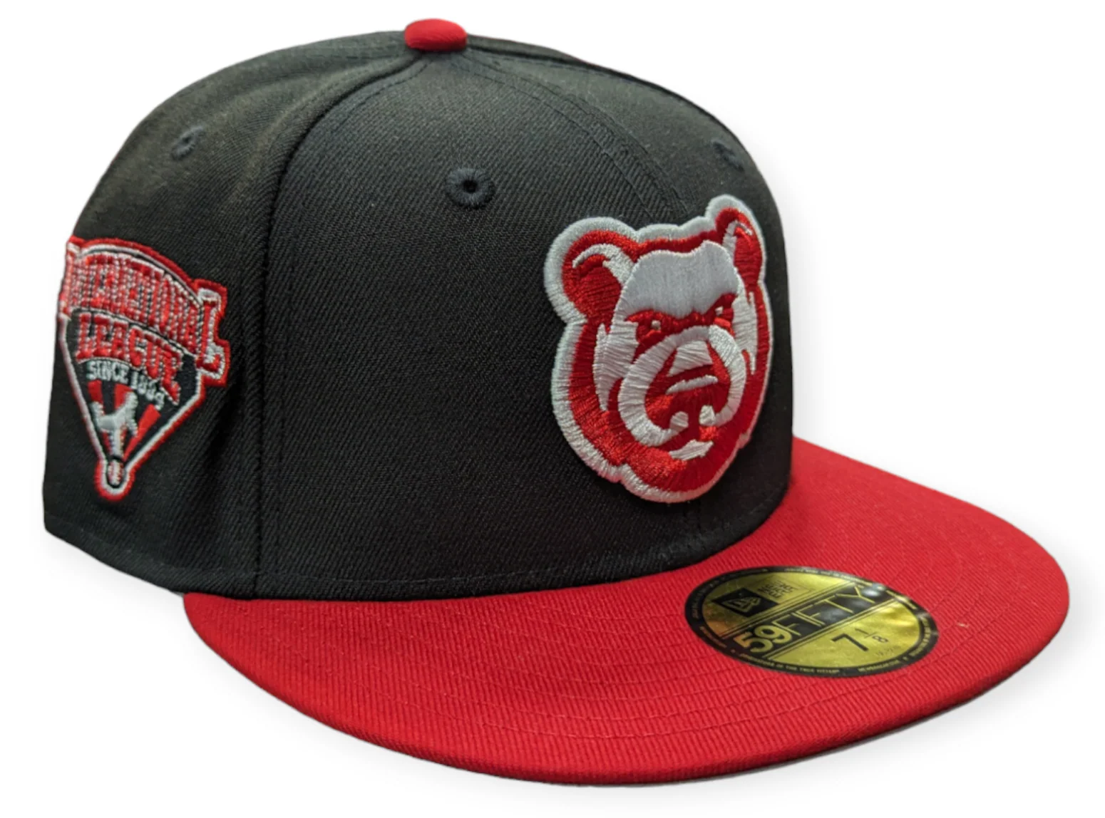 Iowa Cubs New Era MILB 2 Tone Black/Red 59FIFTY Fitted Hat