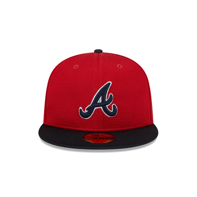Atlanta Braves New Era Red/Navy 2025 Spring Training 59FIFTY Fitted Hat