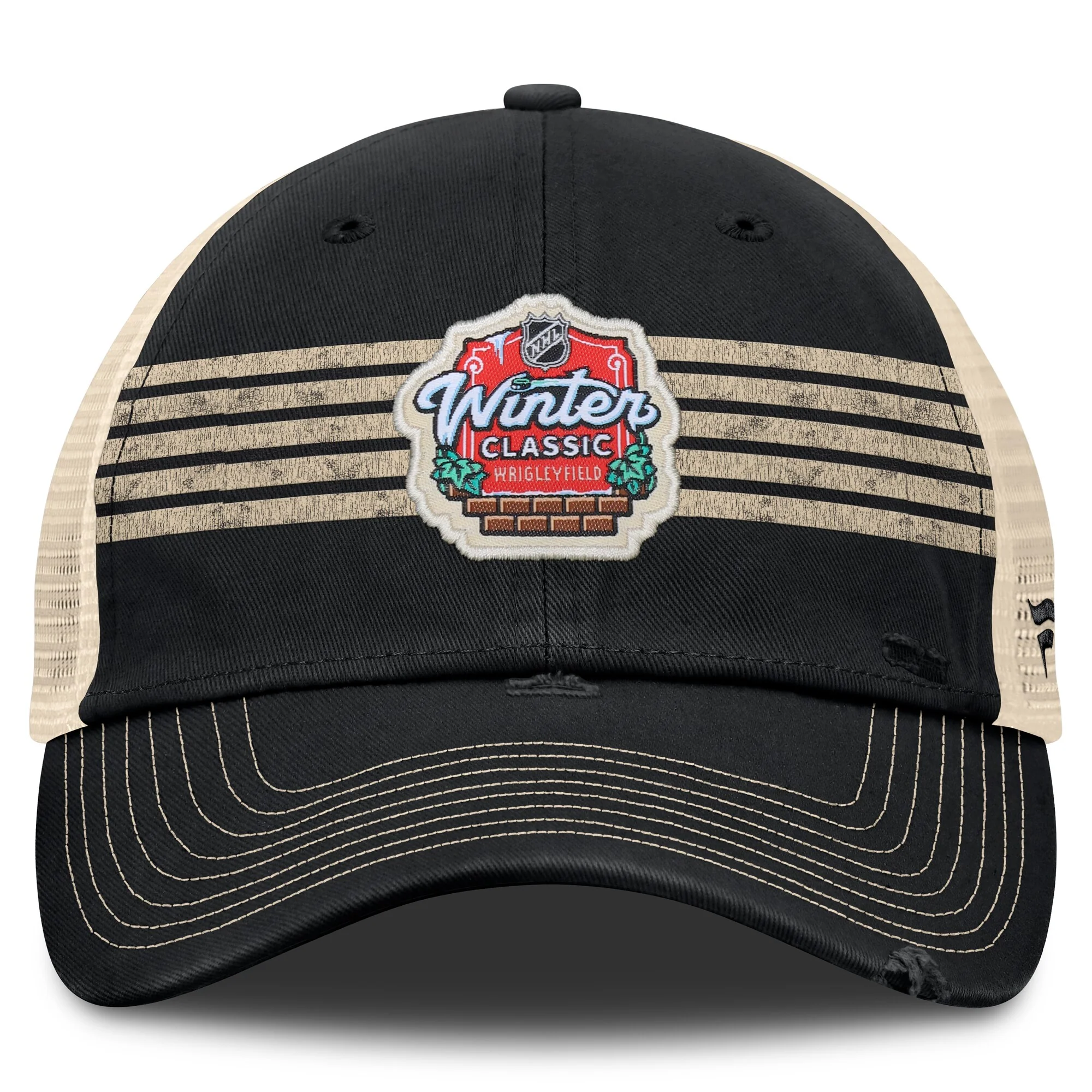 Men's Fanatics Black 2025 NHL Winter Classic Trucker Adjustable Hat