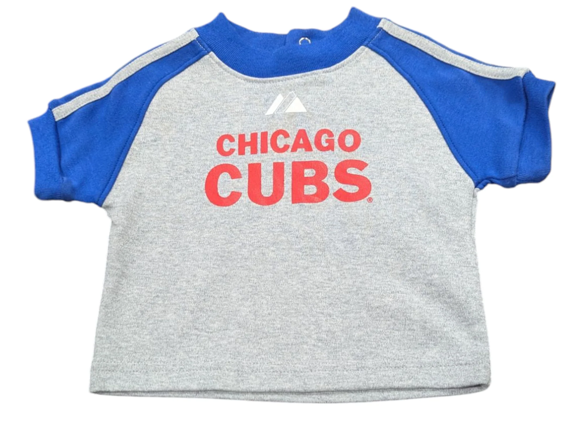 Newborn & Infant Chicago Cubs Majestic Gray T-Shirt