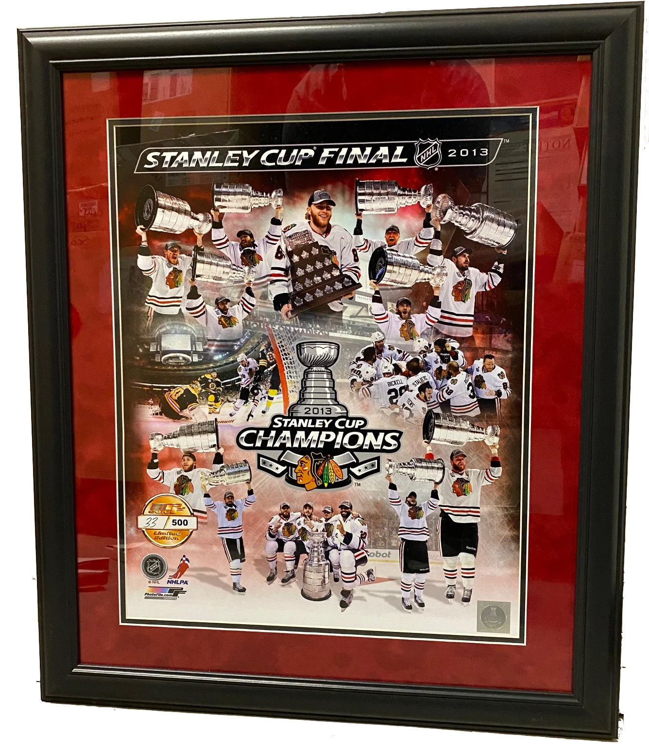 Chicago Blackhawks 2015 Stanley Cup Champions Limited Edition Team Collage 23
