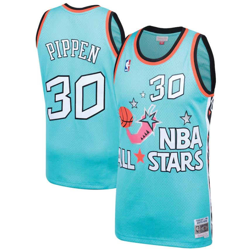 Men's Scottie Pippen Eastern Conference Mitchell & Ness 1996 All-Star Hardwood Classics Swingman Jersey - Teal